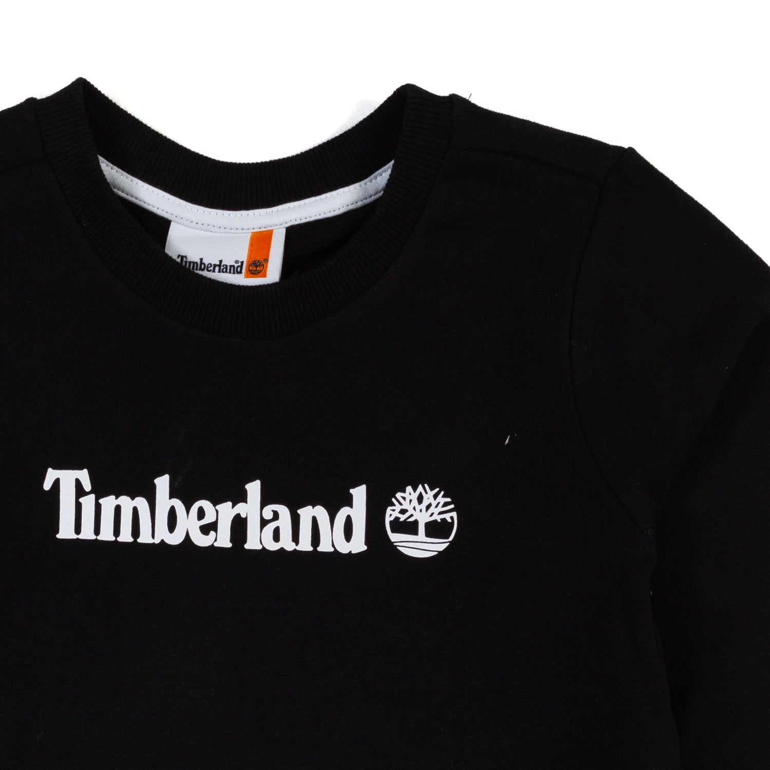 FELPA NERA CON LOGO BIANCO BAMBINO E RAGAZZO - annameglio.com abbigliamento moda