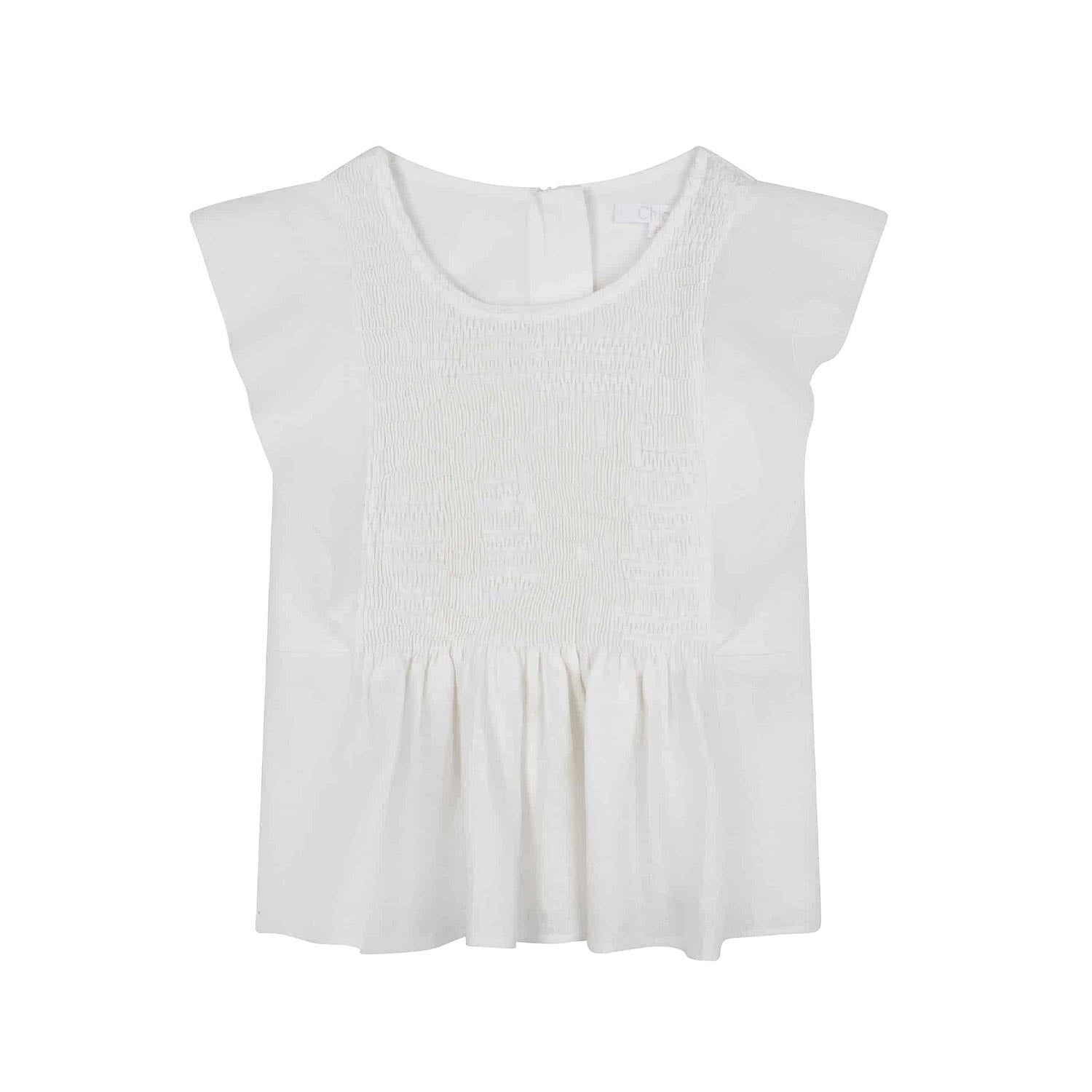 T-SHIRT LINO AVORIO BAMBINA E TEENAGER - annameglio.com abbigliamento moda