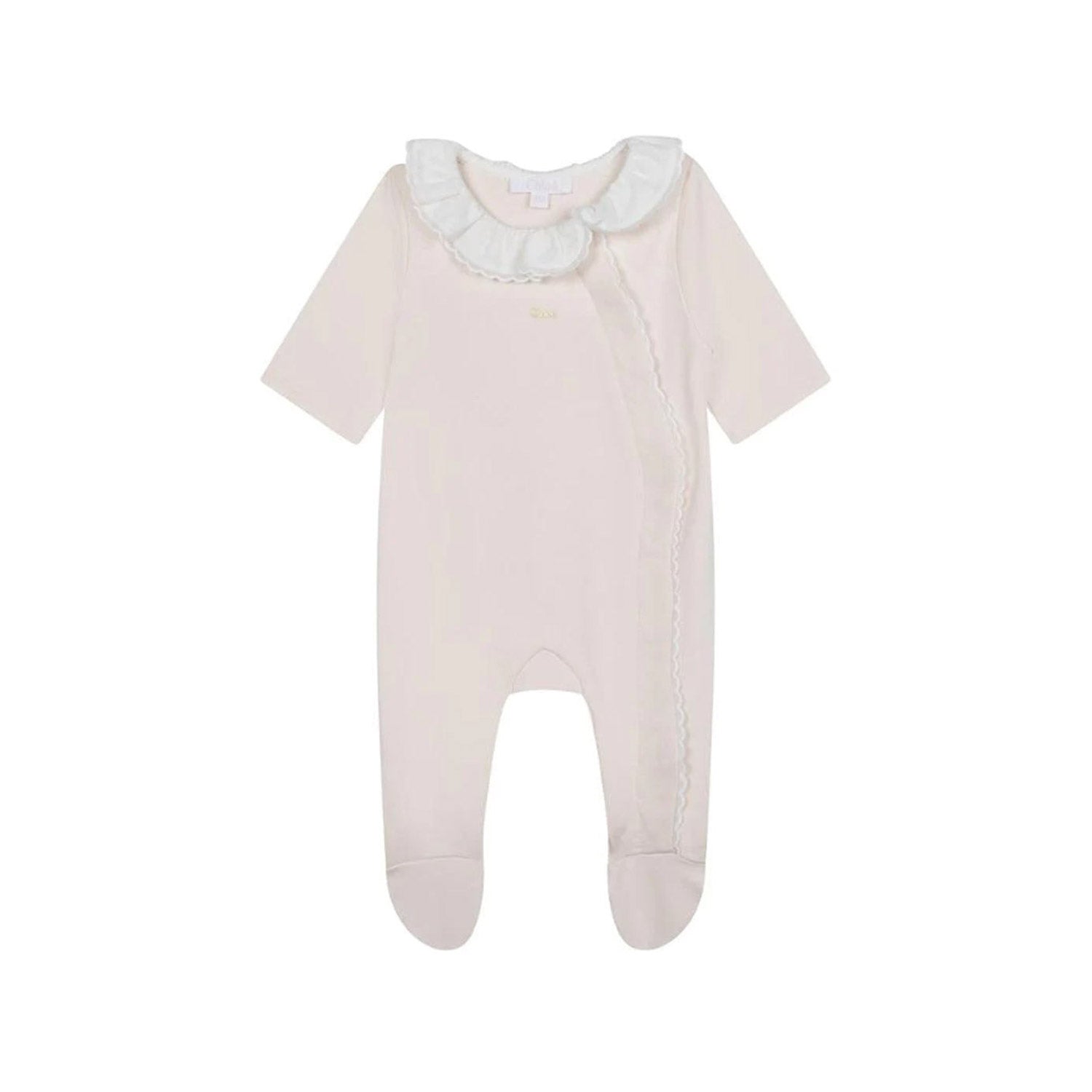 SET TUTINA ROSA CIPRIA CON BAVAGLINI NEONATA - annameglio.com abbigliamento moda