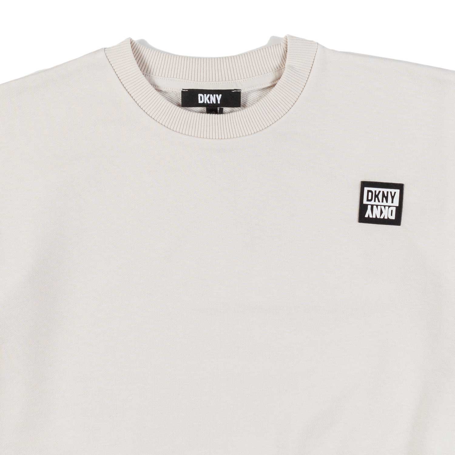 FELPA CROPPED BEIGE CHIARO BAMBINA E TEENAGER - annameglio.com abbigliamento moda