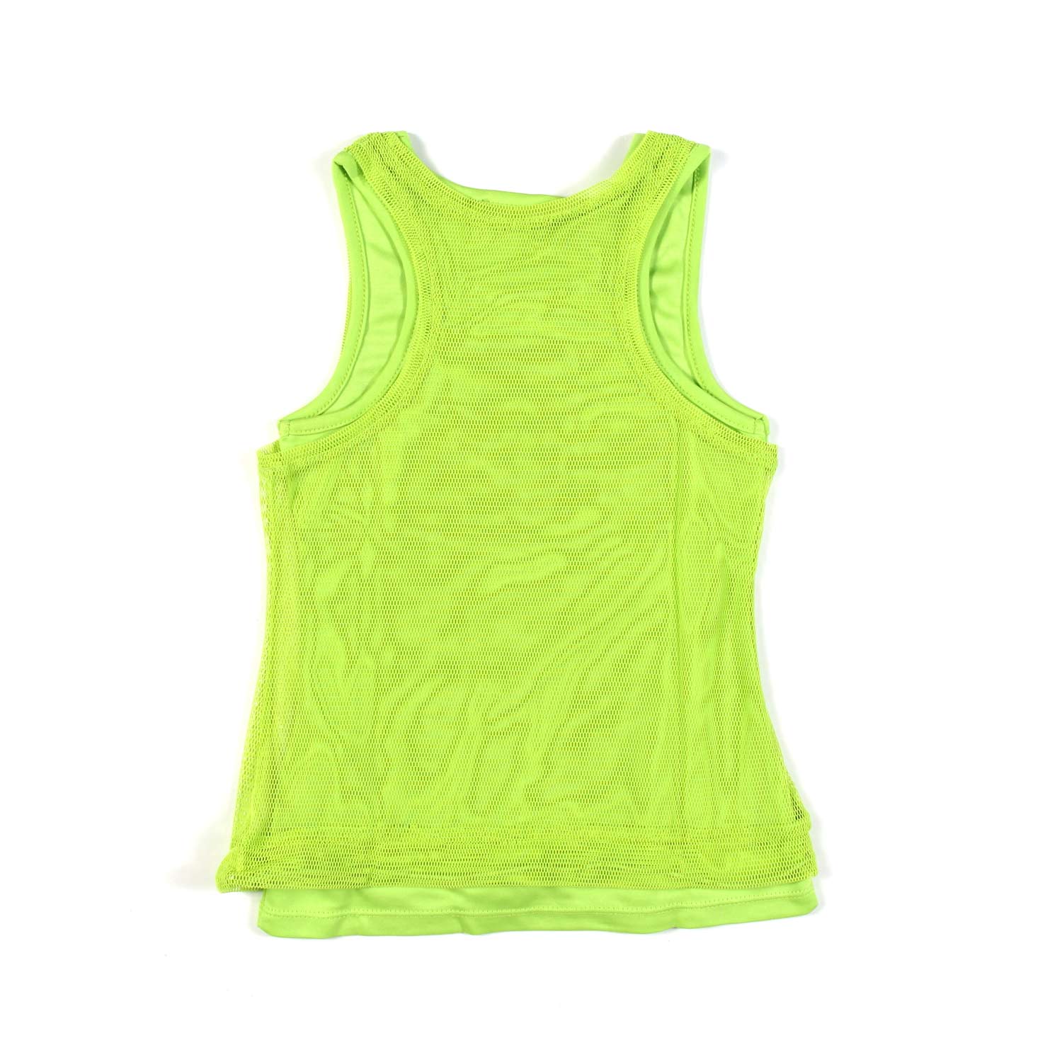 CANOTTA VERDE ACIDO CON RETINA - annameglio.com abbigliamento moda