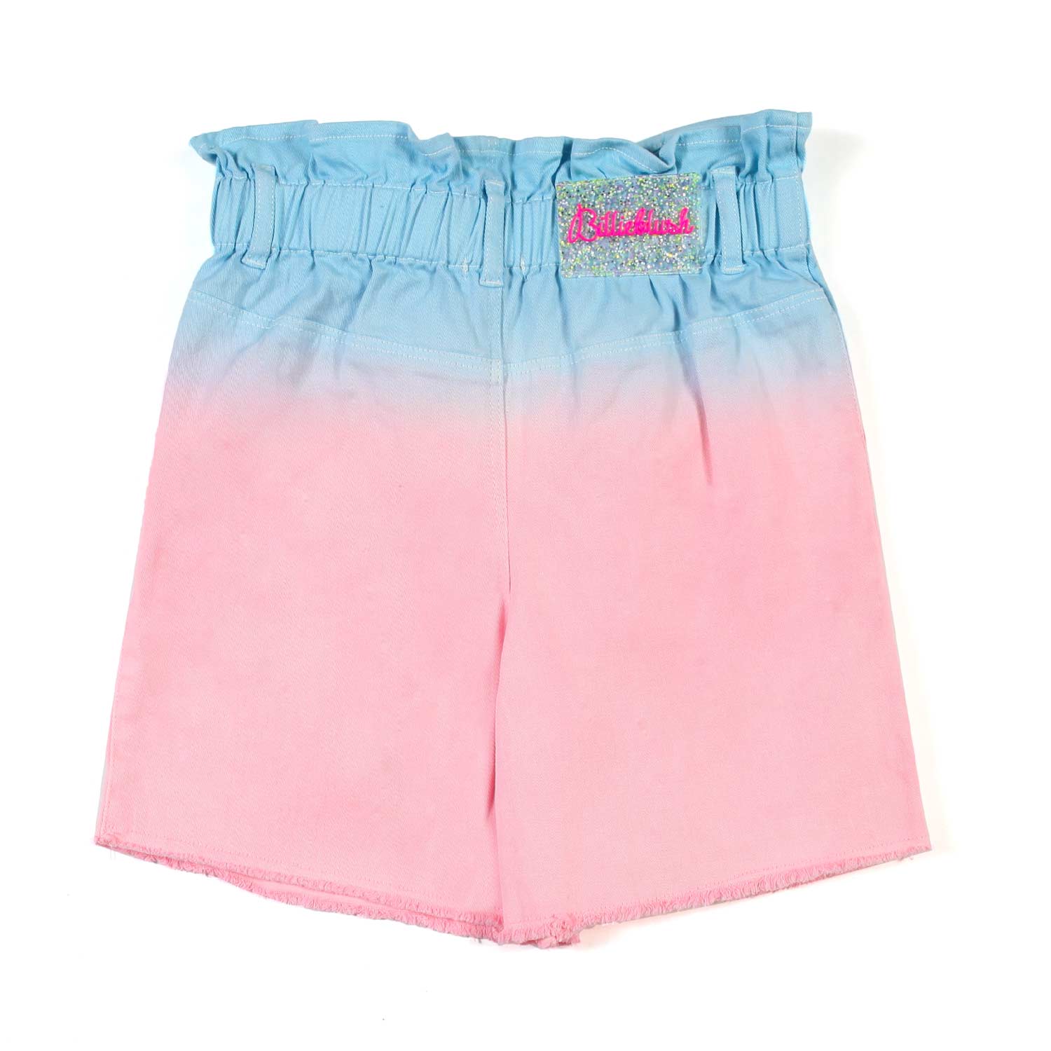 SHORTS DI JEANS SFUMATO CELESTE E ROSA BAMBINA - annameglio.com abbigliamento moda
