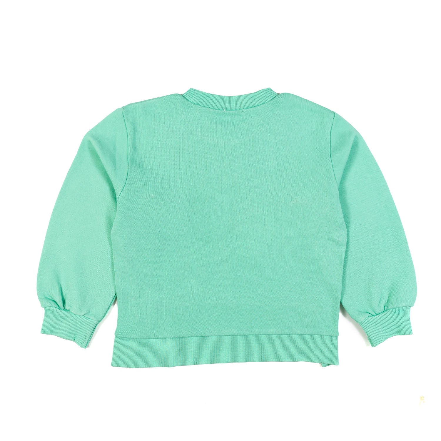 FELPA VERDE CON PAILLETTES MULTICOLOR BAMBINA - annameglio.com abbigliamento moda