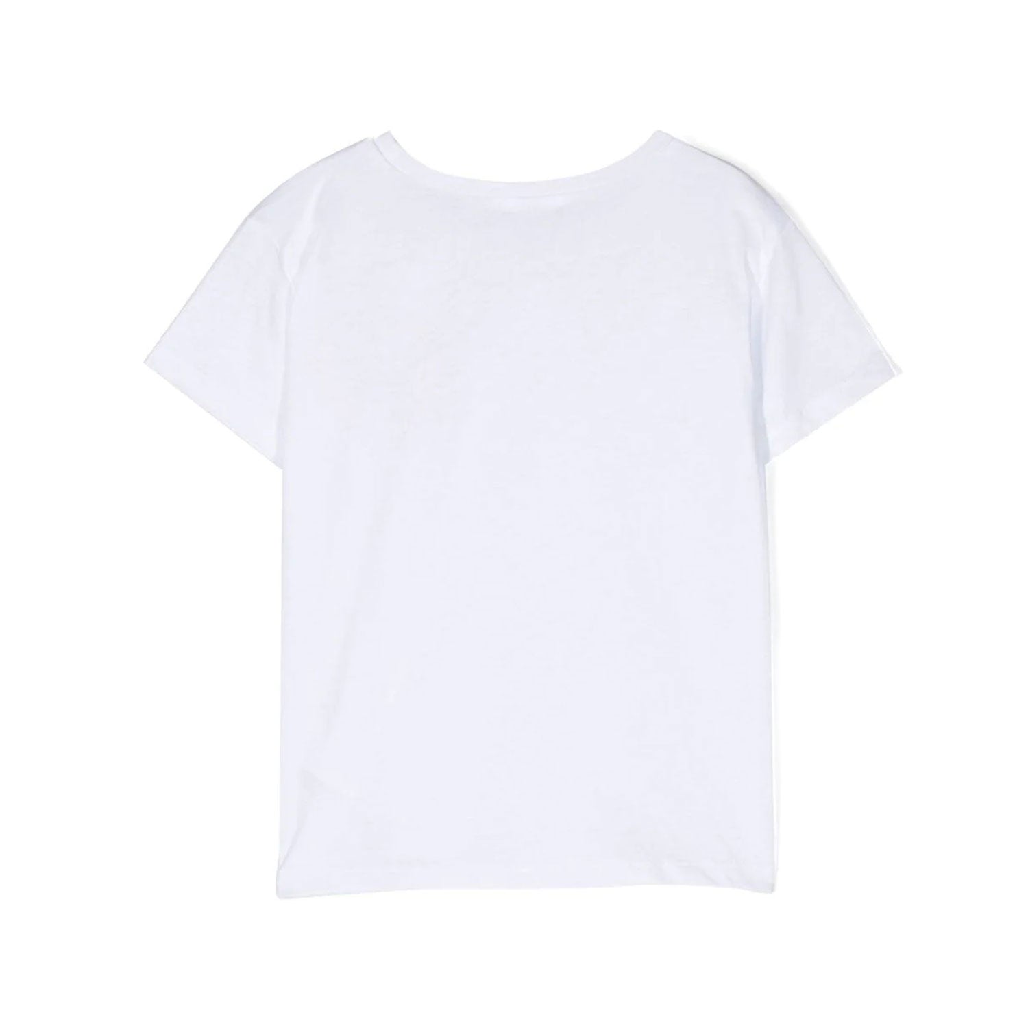 T-Shirt bianca cuore uncinetto - annameglio.com abbigliamento moda