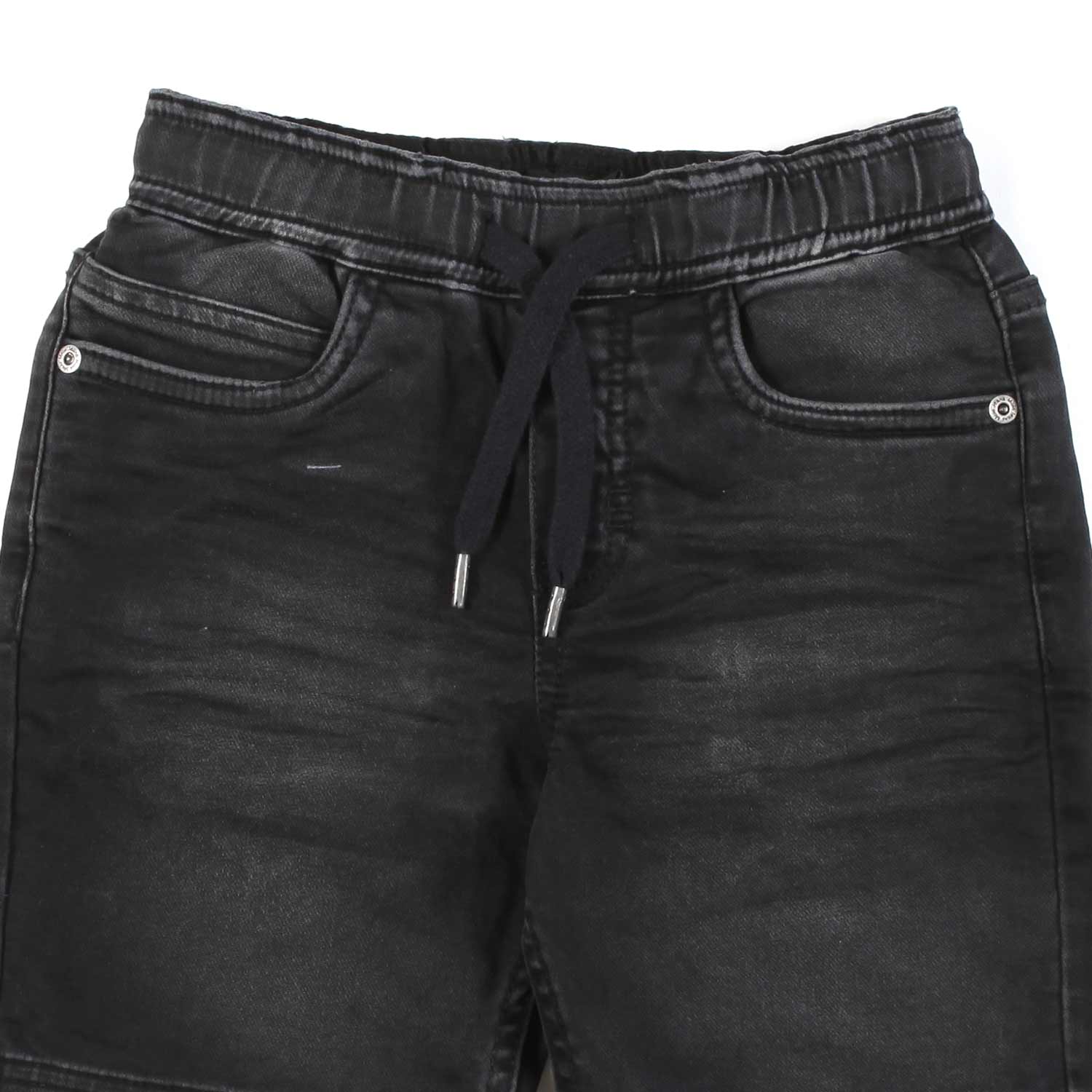 BERMUDA JEANS ALI NERO BAMBINO E TEENAGER - annameglio.com abbigliamento moda
