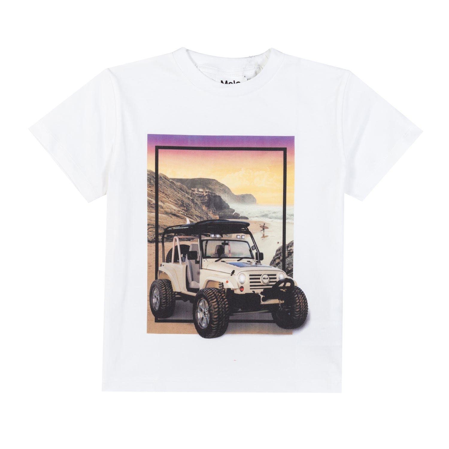 T-SHIRT UNISEX SURF JEEP BIANCA - annameglio.com abbigliamento moda