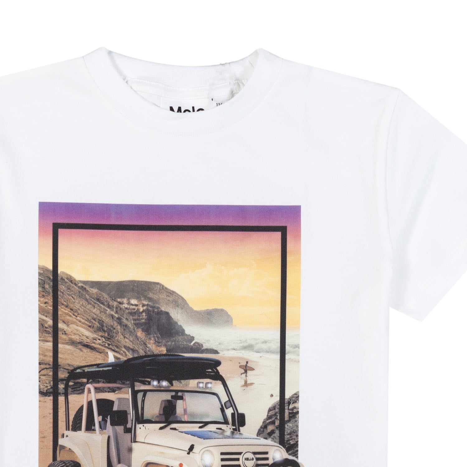 T-SHIRT UNISEX SURF JEEP BIANCA - annameglio.com abbigliamento moda