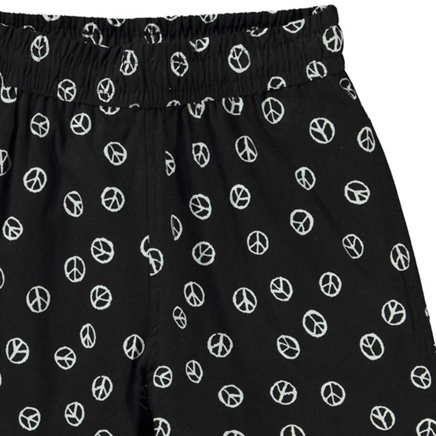 SHORTS ARROW PEACE NERO BAMBINO E TEENAGER - annameglio.com abbigliamento moda