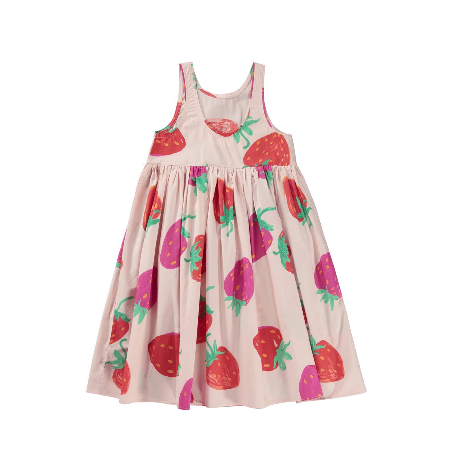 VESTITO CLOVER STRAWBERRIES ROSA PALLIDO BAMBINA - annameglio.com abbigliamento moda
