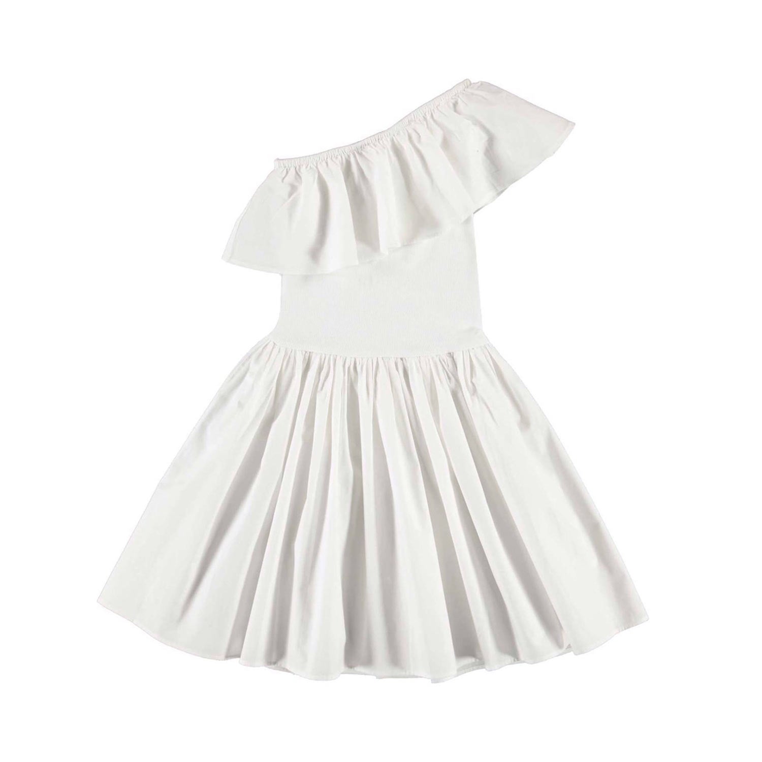 VESTITO CHLOEY BIANCO BAMBINA E TEENAGER - annameglio.com abbigliamento moda