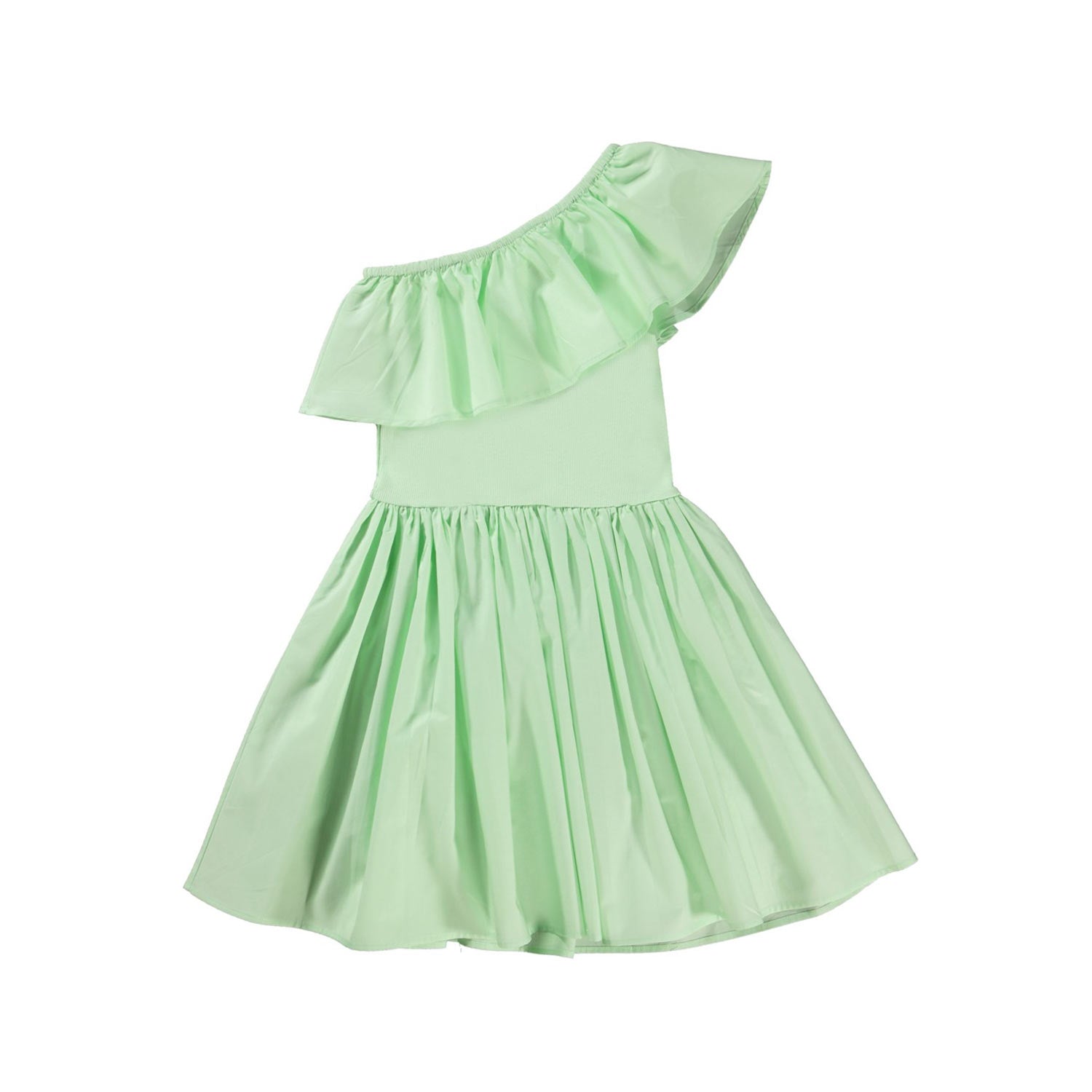 VESTITO CHLOEY VERDE MENTA BAMBINA - annameglio.com abbigliamento moda