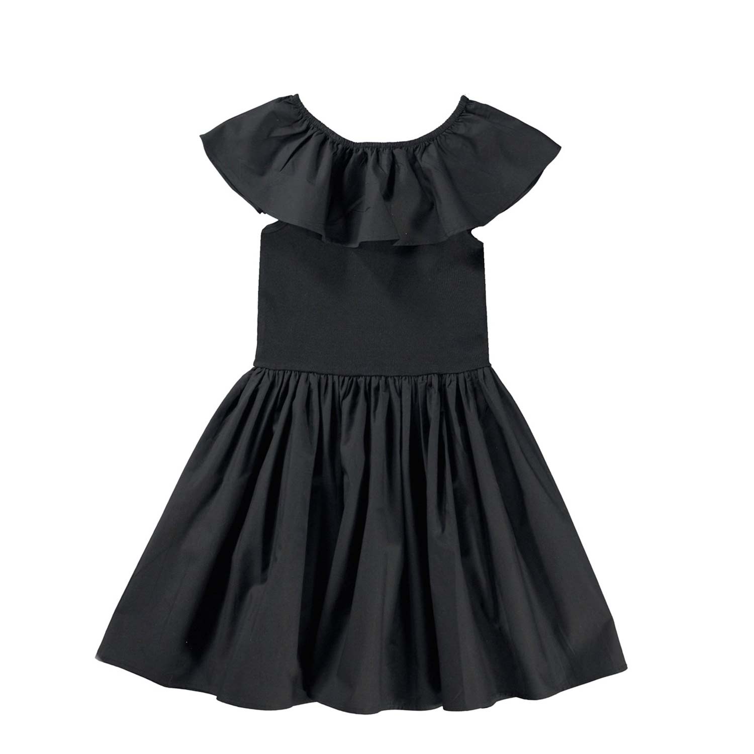 VESTITO CHRISTAL NERO BAMBINA E TEENAGER - annameglio.com abbigliamento moda