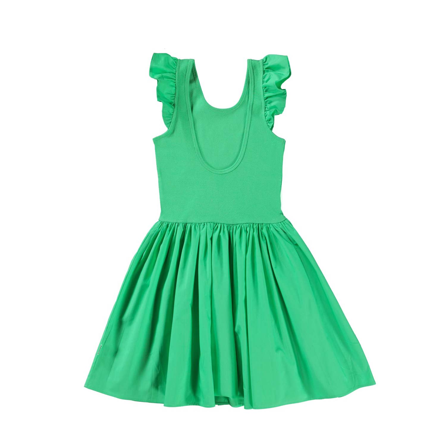 VESTITO CLOUDIA VERDE BAMBINA E TEENAGER - annameglio.com abbigliamento moda