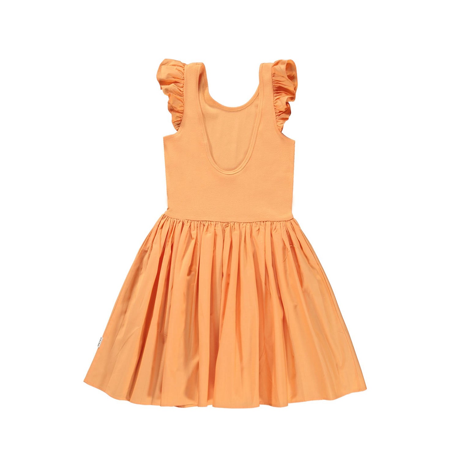 VESTITO CLOUDIA ARANCIONE PAPAYA BAMBINA - annameglio.com abbigliamento moda