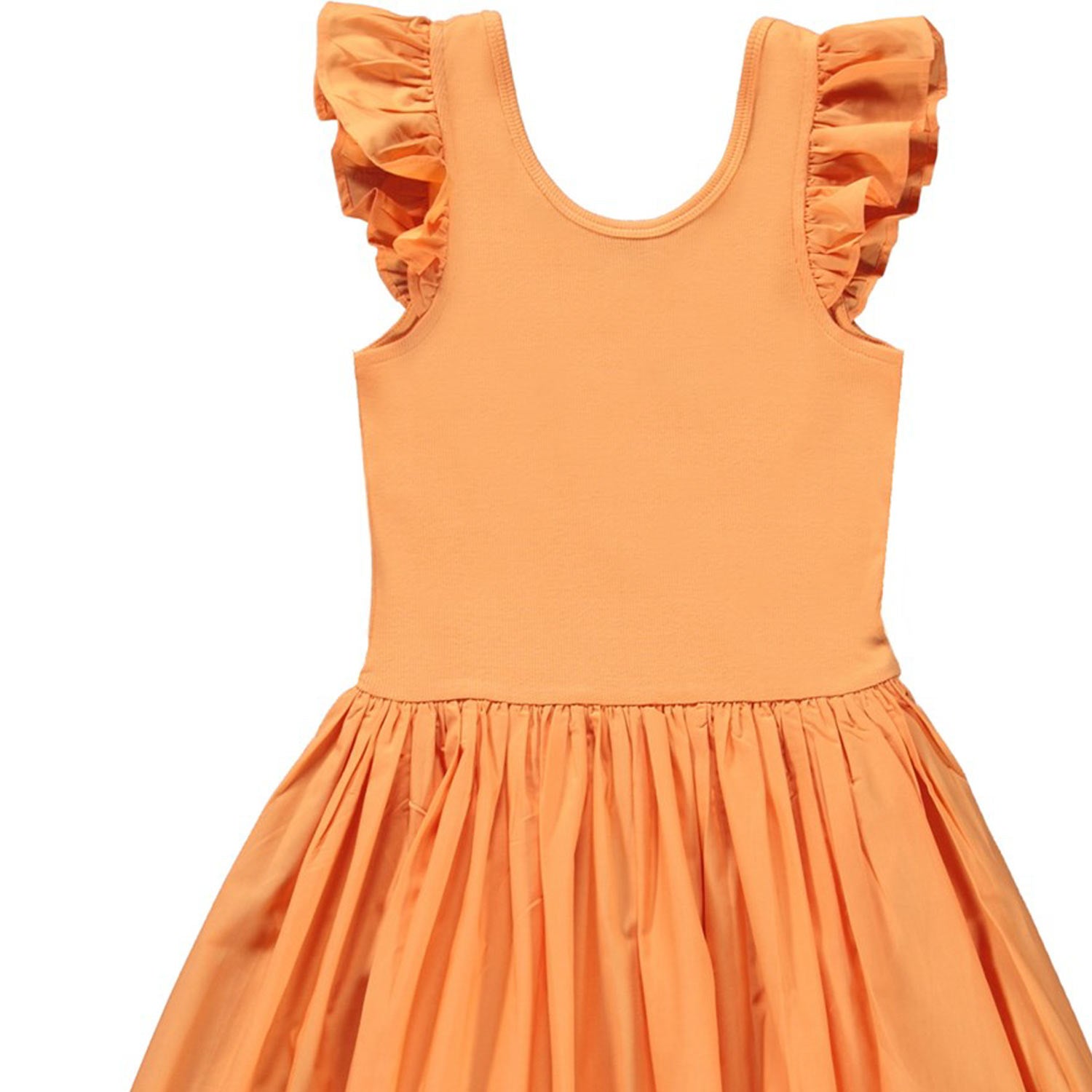 VESTITO CLOUDIA ARANCIONE PAPAYA BAMBINA - annameglio.com abbigliamento moda