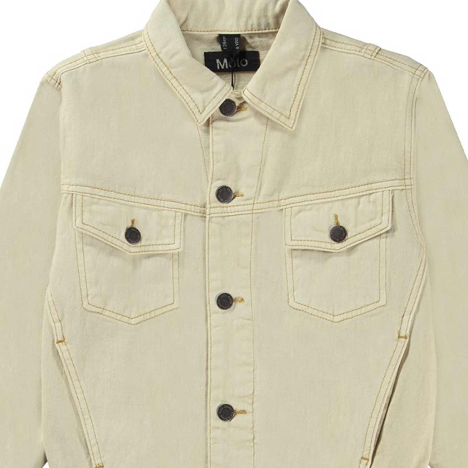 GIACCA DENIM HEDLY BIANCO NATURALE BAMBINO E TEEN - annameglio.com abbigliamento moda