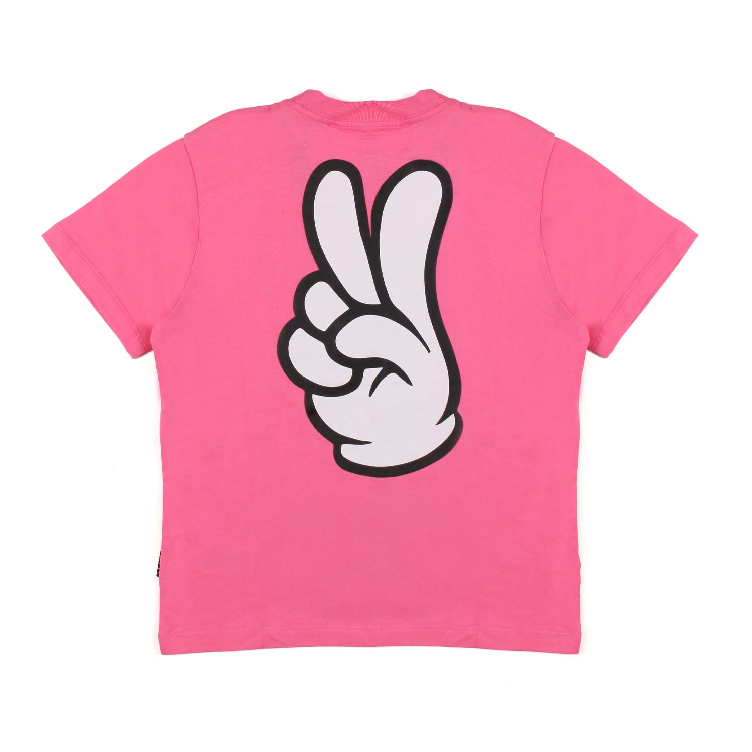 T-SHIRT UNISEX RODNEY PEACE FUCSIA BUBBLEGUM - annameglio.com abbigliamento moda