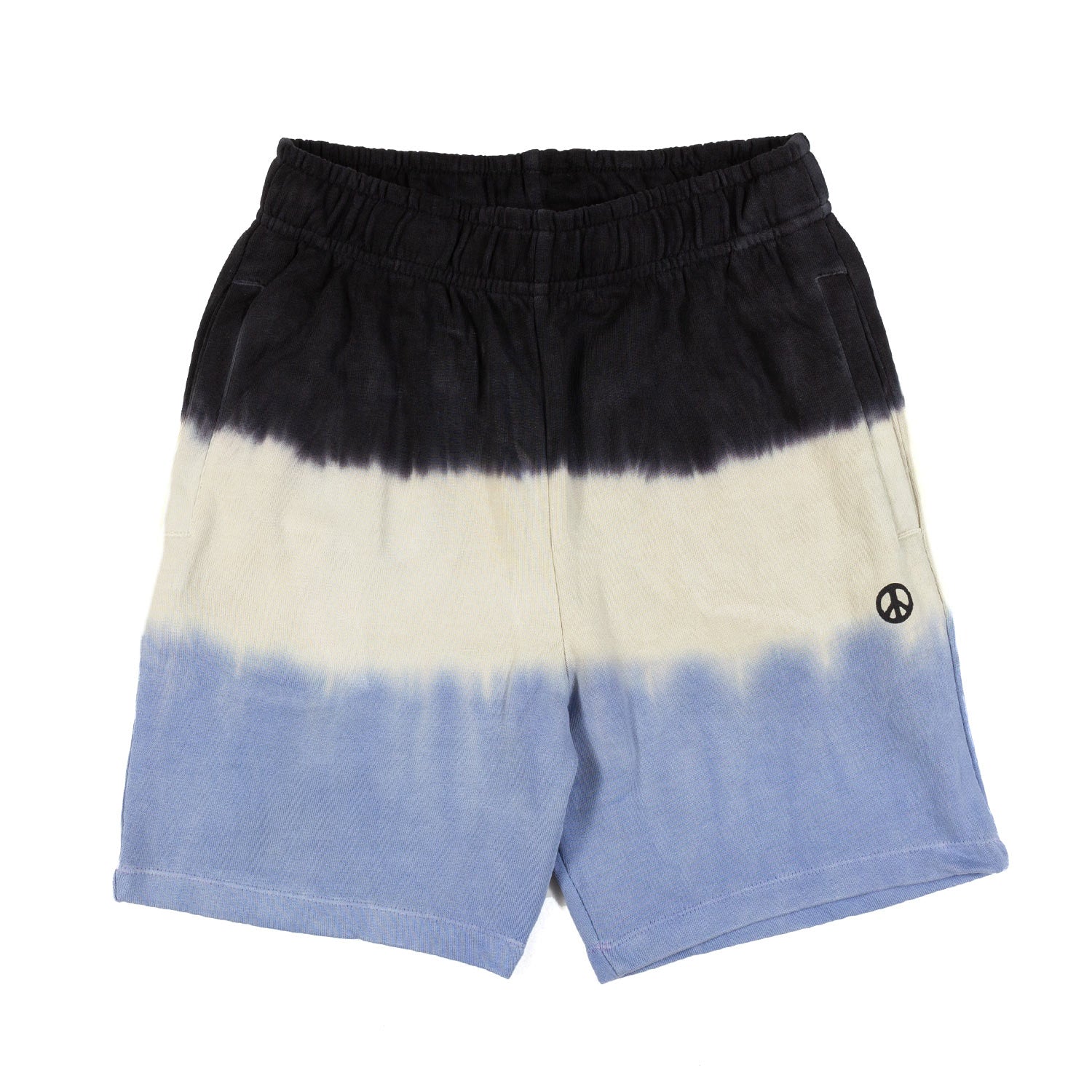 SHORTS UNISEX ADIAN DYE ANTRACITE E VIOLA - annameglio.com abbigliamento moda