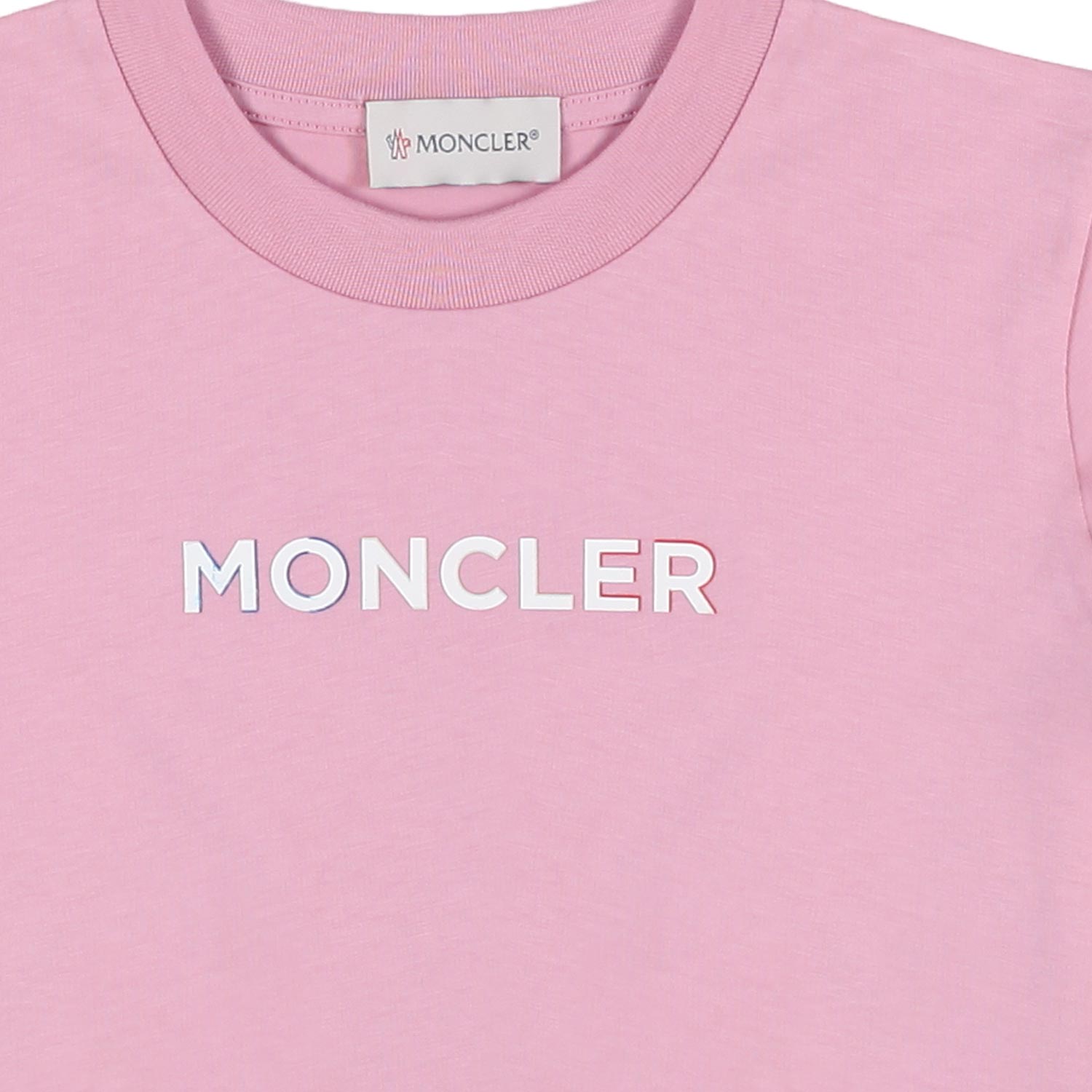 T-SHIRT UNISEX ROSA CHIARO CON LOGO BIANCO - annameglio.com abbigliamento moda