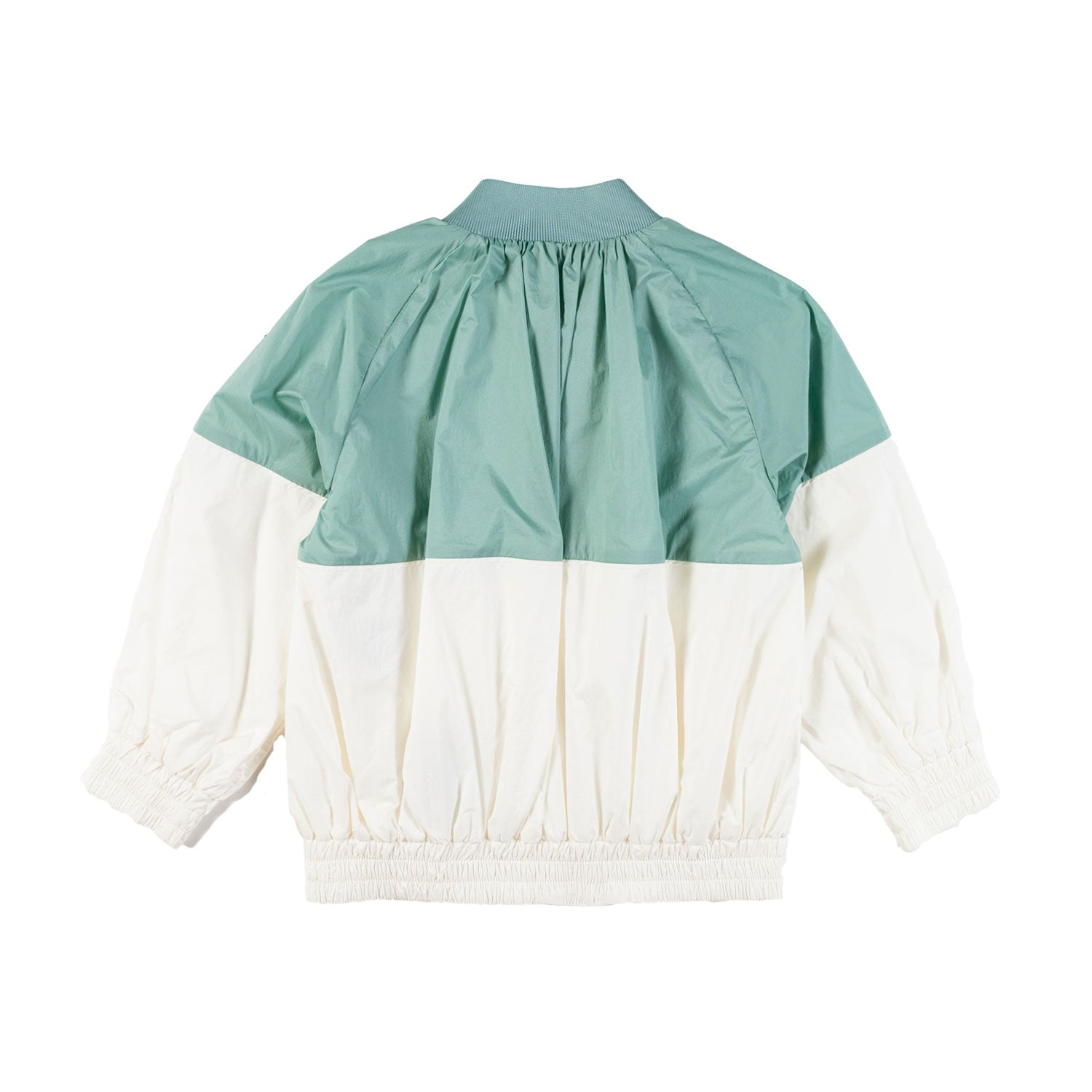 GIACCA AINE VERDE ACQUA E BIANCO BAMBINA E TEEN - annameglio.com abbigliamento moda