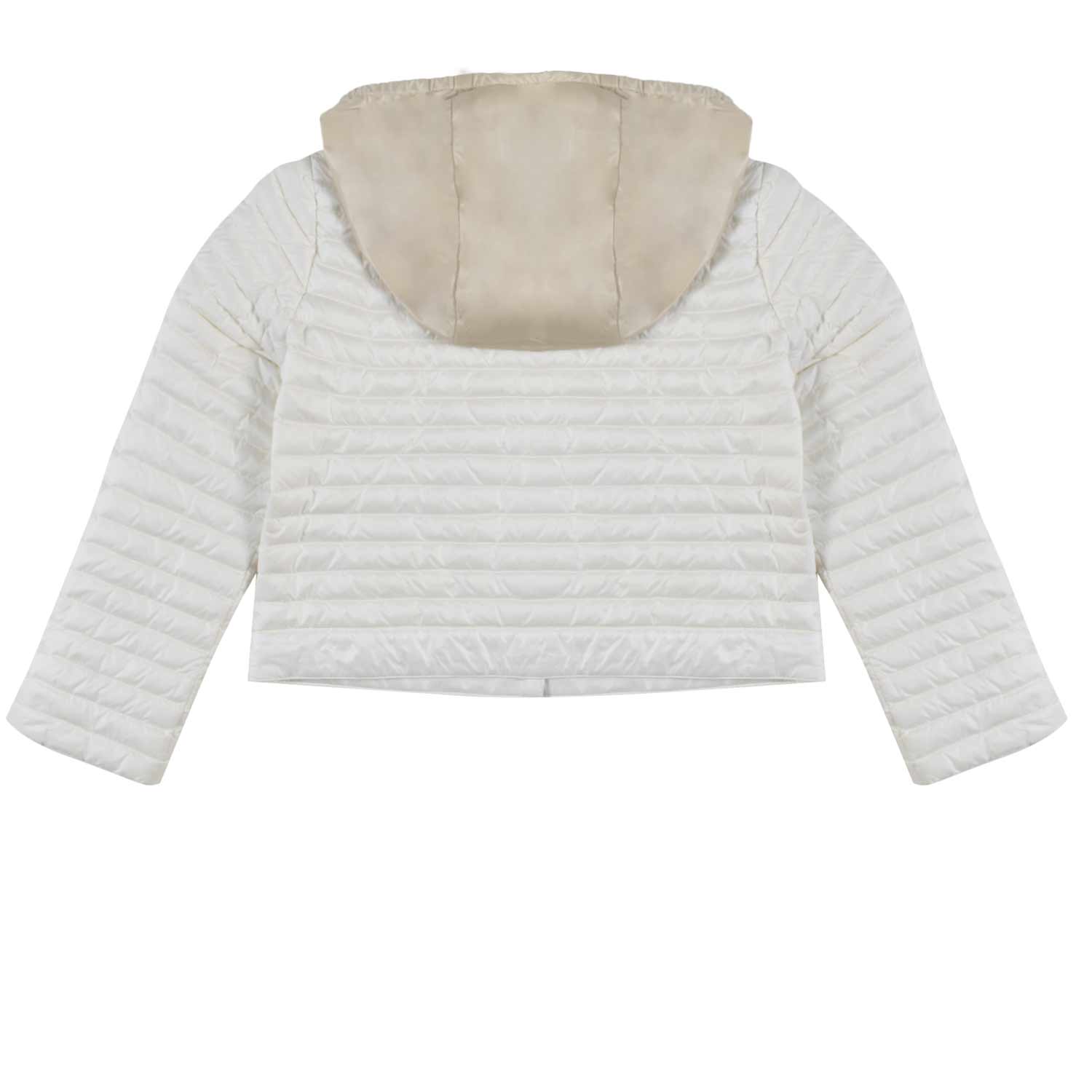 PIUMINO LEGGERO POURTET BIANCO CALDO E BEIGE - annameglio.com abbigliamento moda