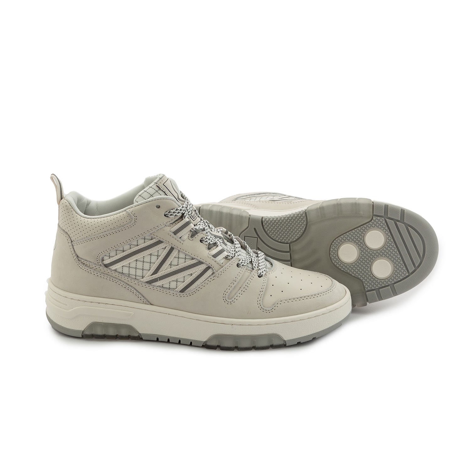 SNEAKER UNISEX PETIT PIVOT BIANCO NATURALE - annameglio.com abbigliamento moda