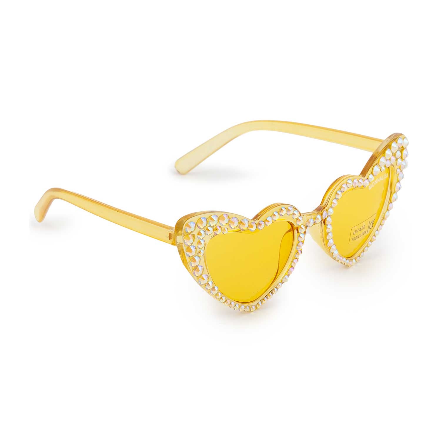 OCCHIALI DA SOLE HEART BEACHWEAR GIALLI BAMBINA - annameglio.com abbigliamento moda