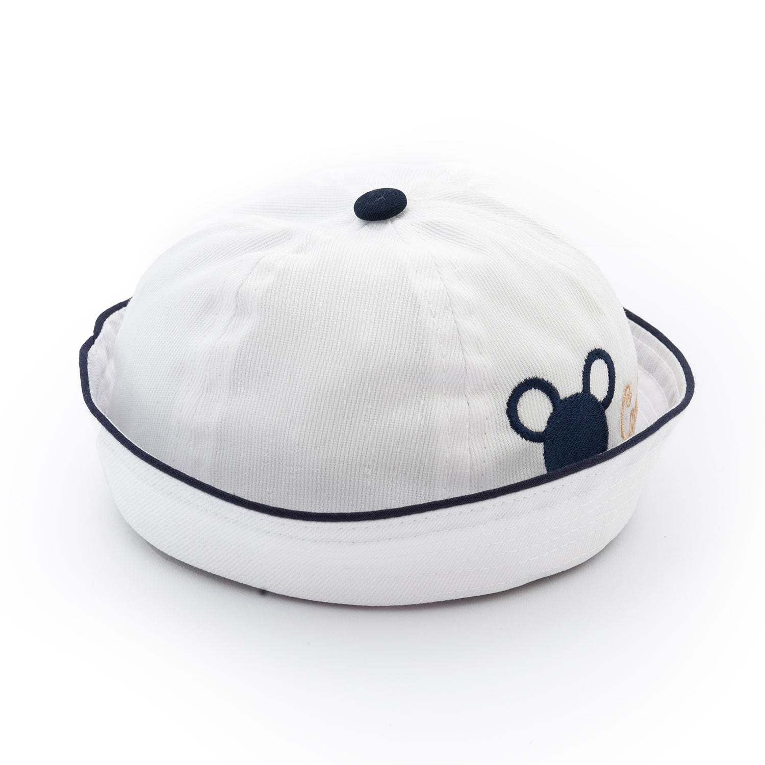 CAPPELLO MARINARETTO BIANCO E BLU NAVY BIMBO - annameglio.com abbigliamento moda