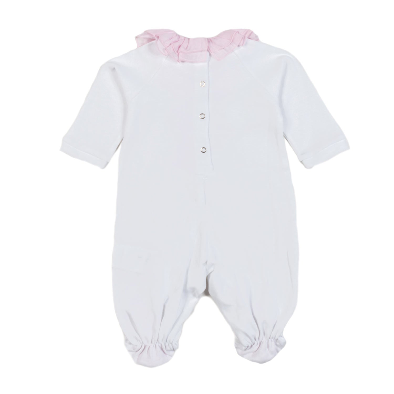 TUTINA BIANCA E ROSA CON STAMPA FLOREALE - annameglio.com abbigliamento moda