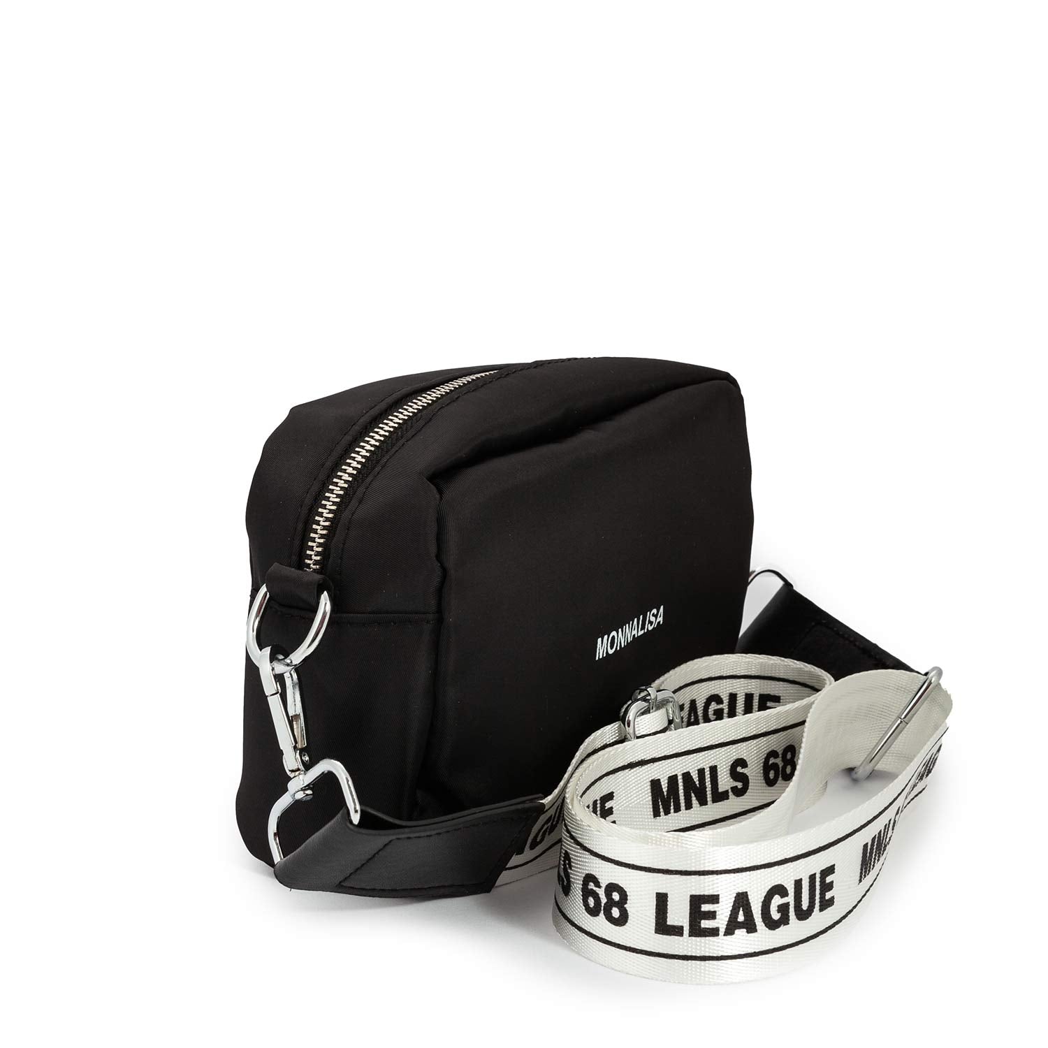 MINI BORSA A TRACOLLA NERA E BIANCA - annameglio.com abbigliamento moda