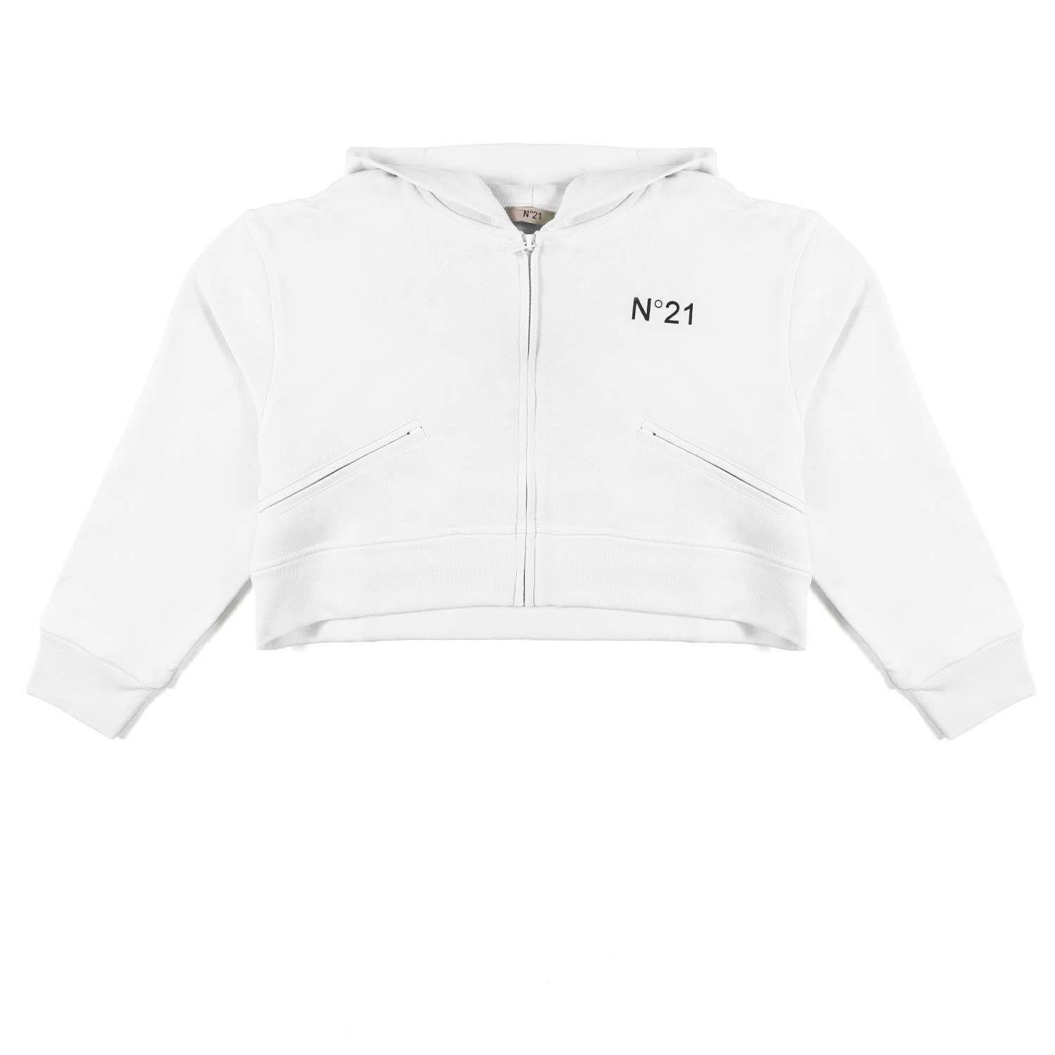Felpa full zip cropped ragazza - annameglio.com abbigliamento moda