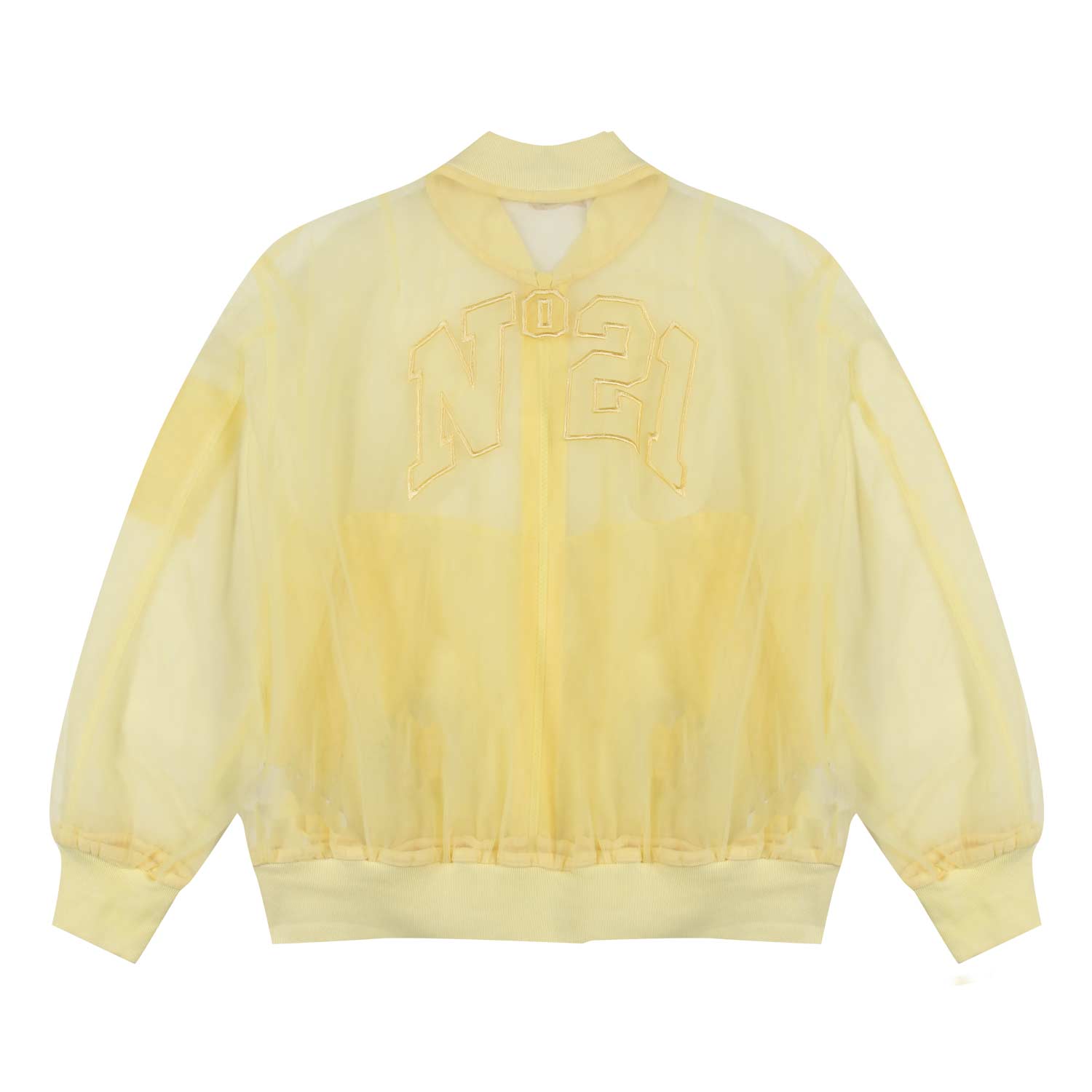 Giacca gialla in tulle - annameglio.com abbigliamento moda