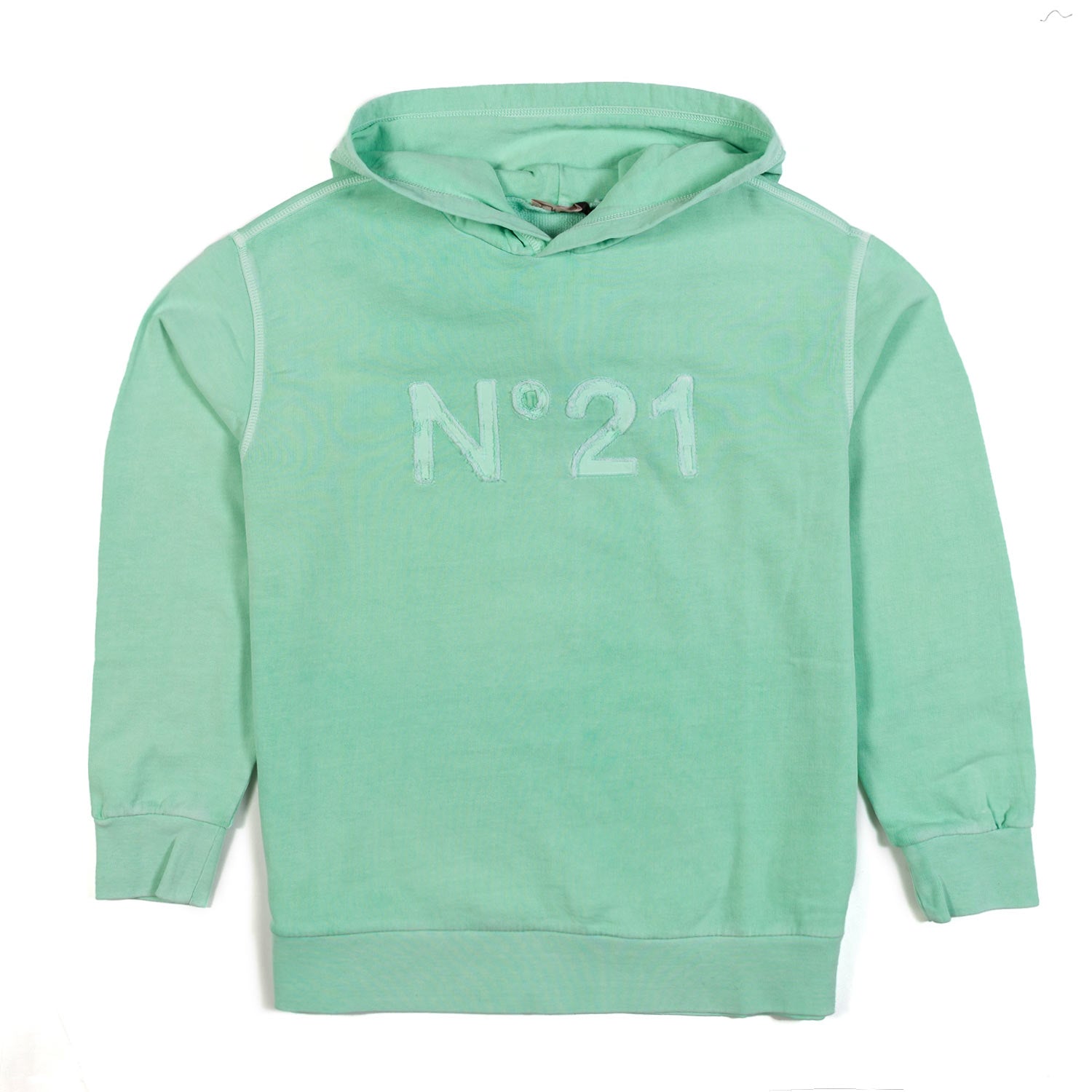 Felpa verde menta effetto vintage - annameglio.com abbigliamento moda