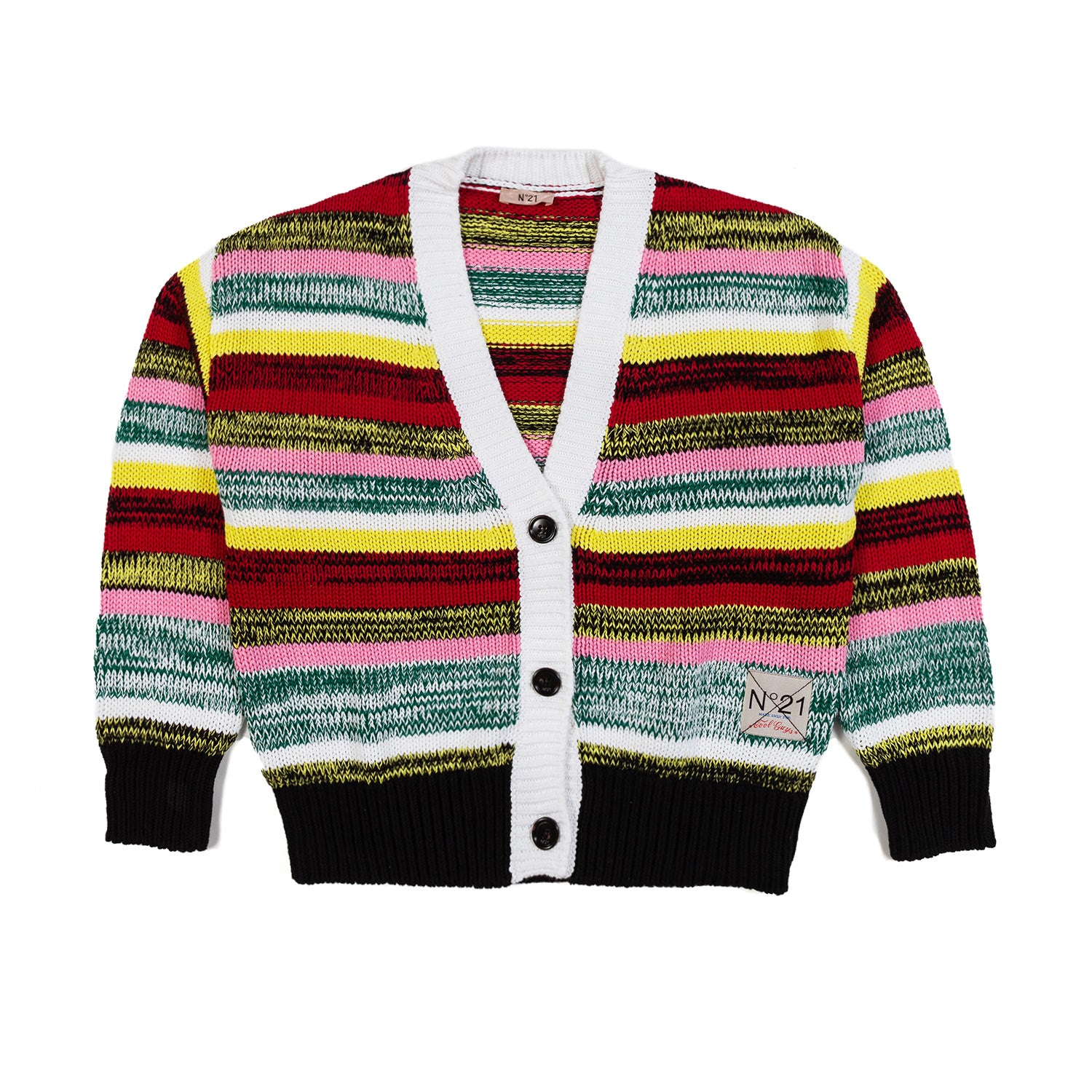 CARDIGAN A RIGHE MULTICOLORE - annameglio.com abbigliamento moda