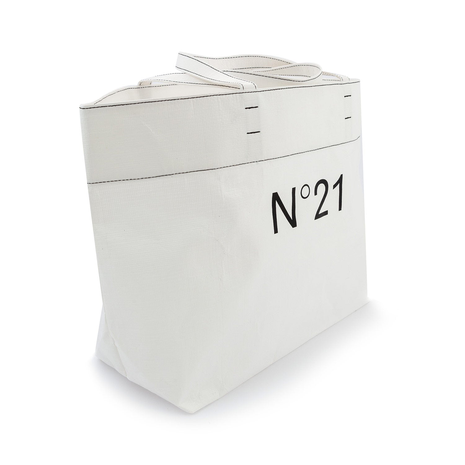 BORSA SHOPPER N21 BIANCA - annameglio.com abbigliamento moda