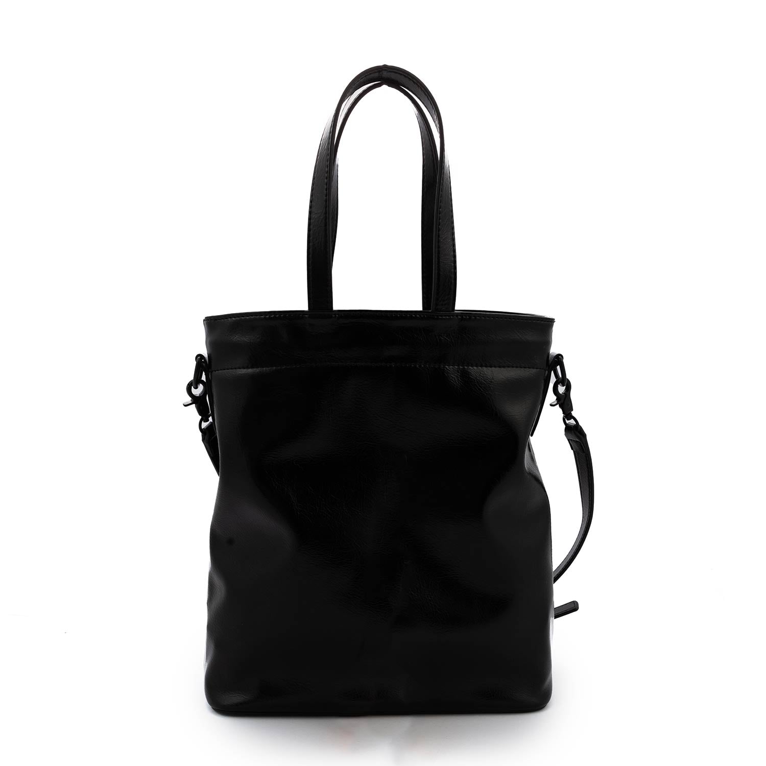 BORSA A SECCHIELLO N21 IN SIMILPELLE NERA - annameglio.com abbigliamento moda