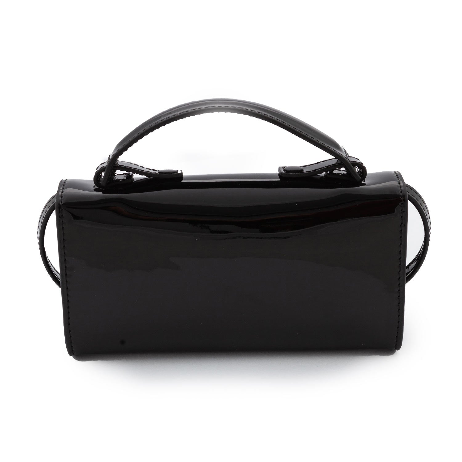 BORSA A TRACOLLA N21 NERO LUCIDO - annameglio.com abbigliamento moda
