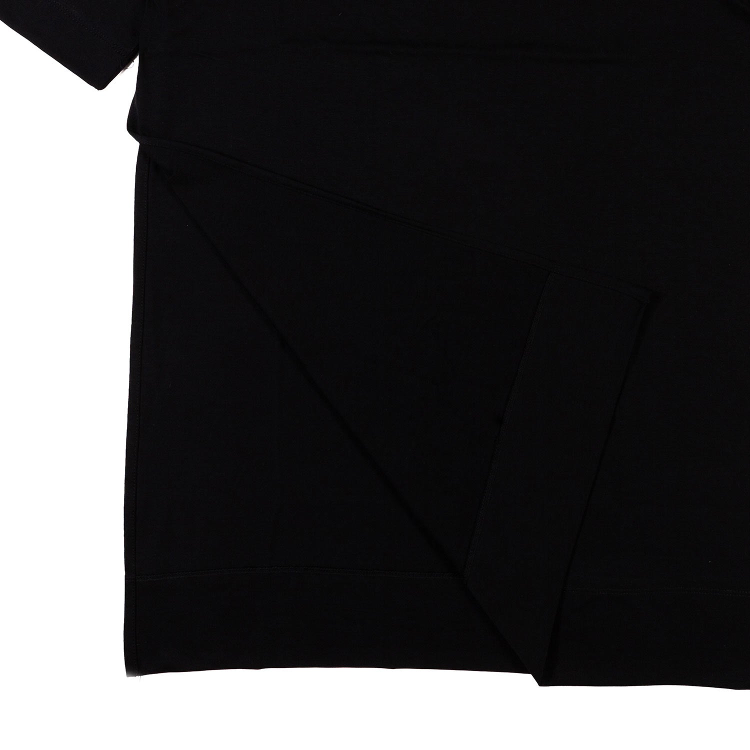 Maxi t-shirt nera con logo verde - annameglio.com abbigliamento moda