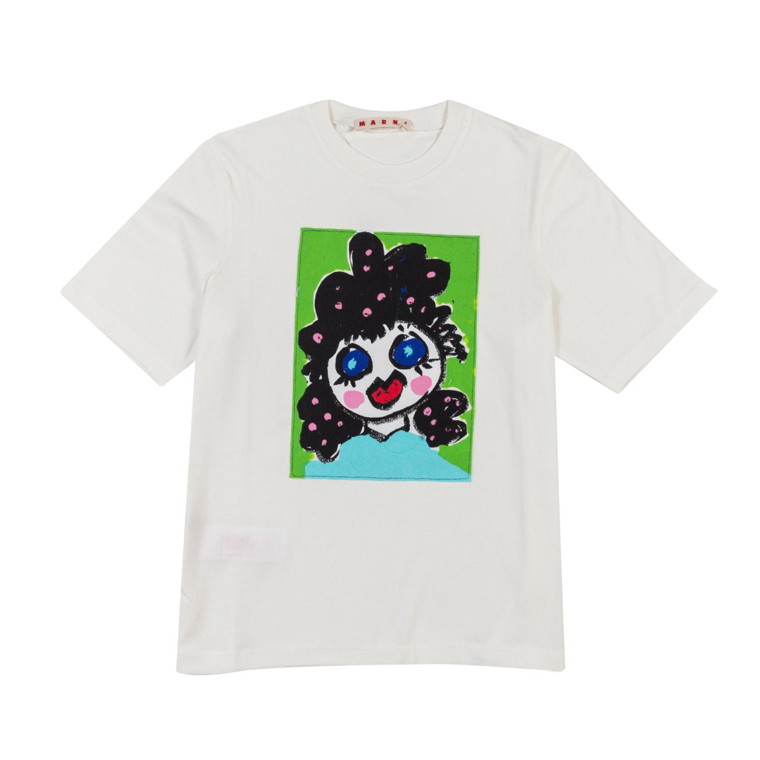 T-SHIRT BIANCA CON PATCHWORK BAMBINA E TEENAGER - annameglio.com abbigliamento moda