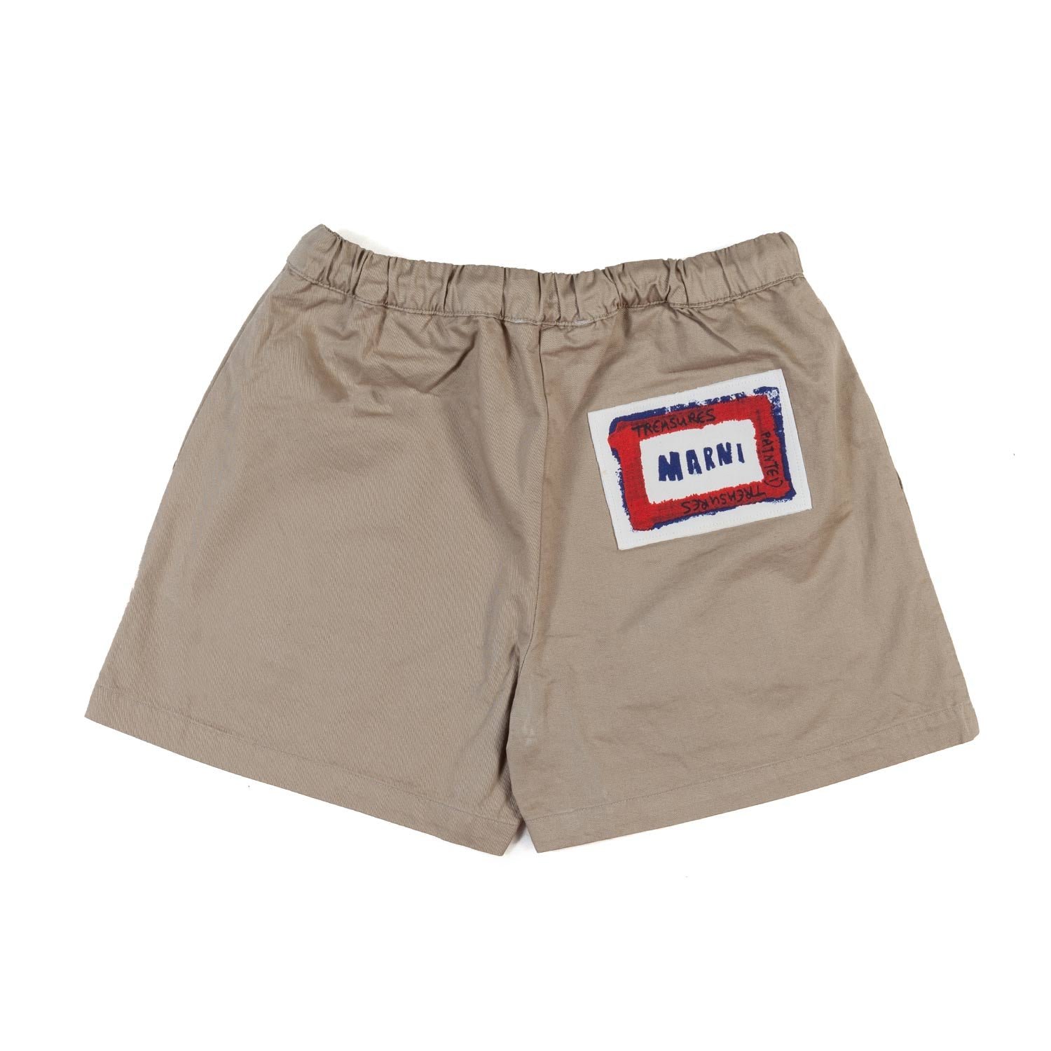 SHORTS BEIGE CON PATCHWORK BAMBINA E TEENAGER - annameglio.com abbigliamento moda