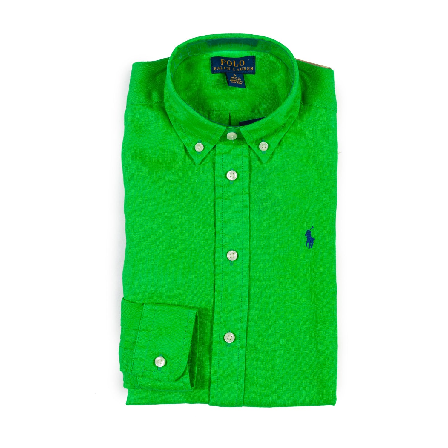 CAMICIA RL LINO VERDE BAMBINO E TEENAGER - annameglio.com abbigliamento moda
