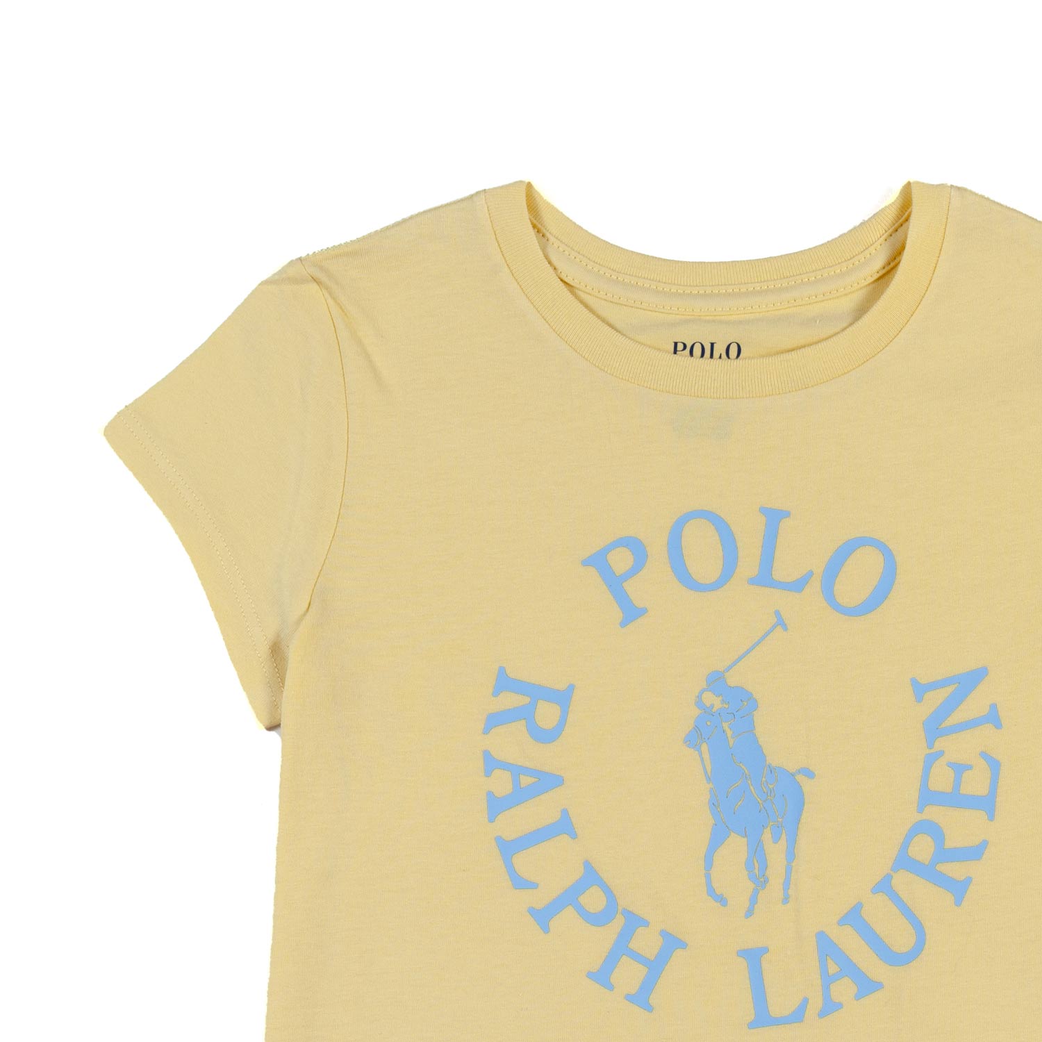 T-SHIRT GIALLA CON STAMPA CELESTE BAMBINA E TEEN - annameglio.com abbigliamento moda