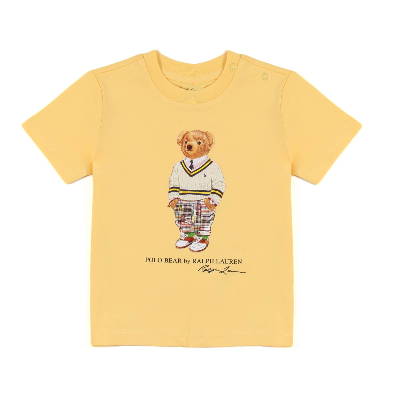 T-SHIRT POLO BEAR GIALLO IMPERO BIMBO - annameglio.com abbigliamento moda