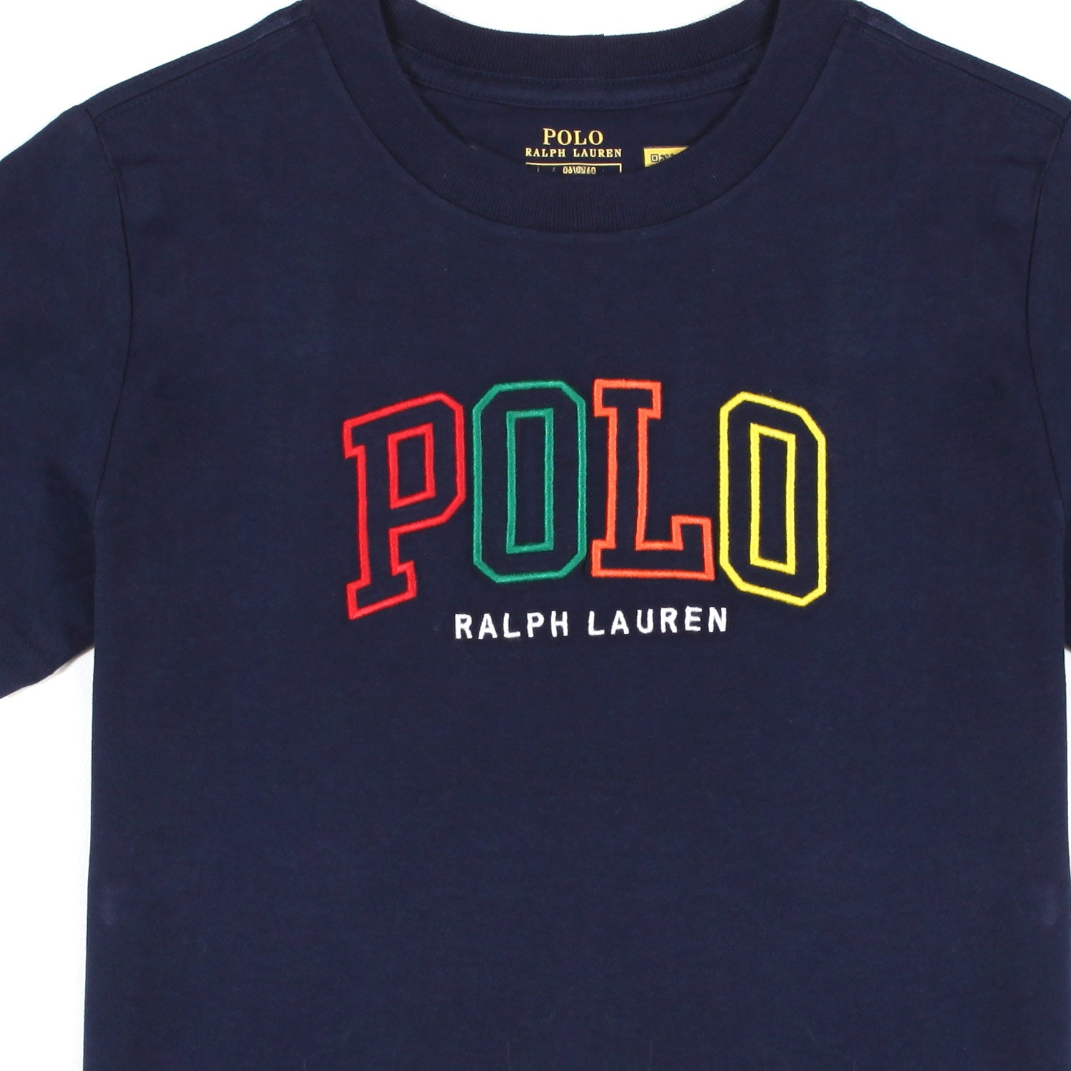 T-SHIRT BLU NAVY CON MAXI LOGO POLO RICAMATO - annameglio.com abbigliamento moda