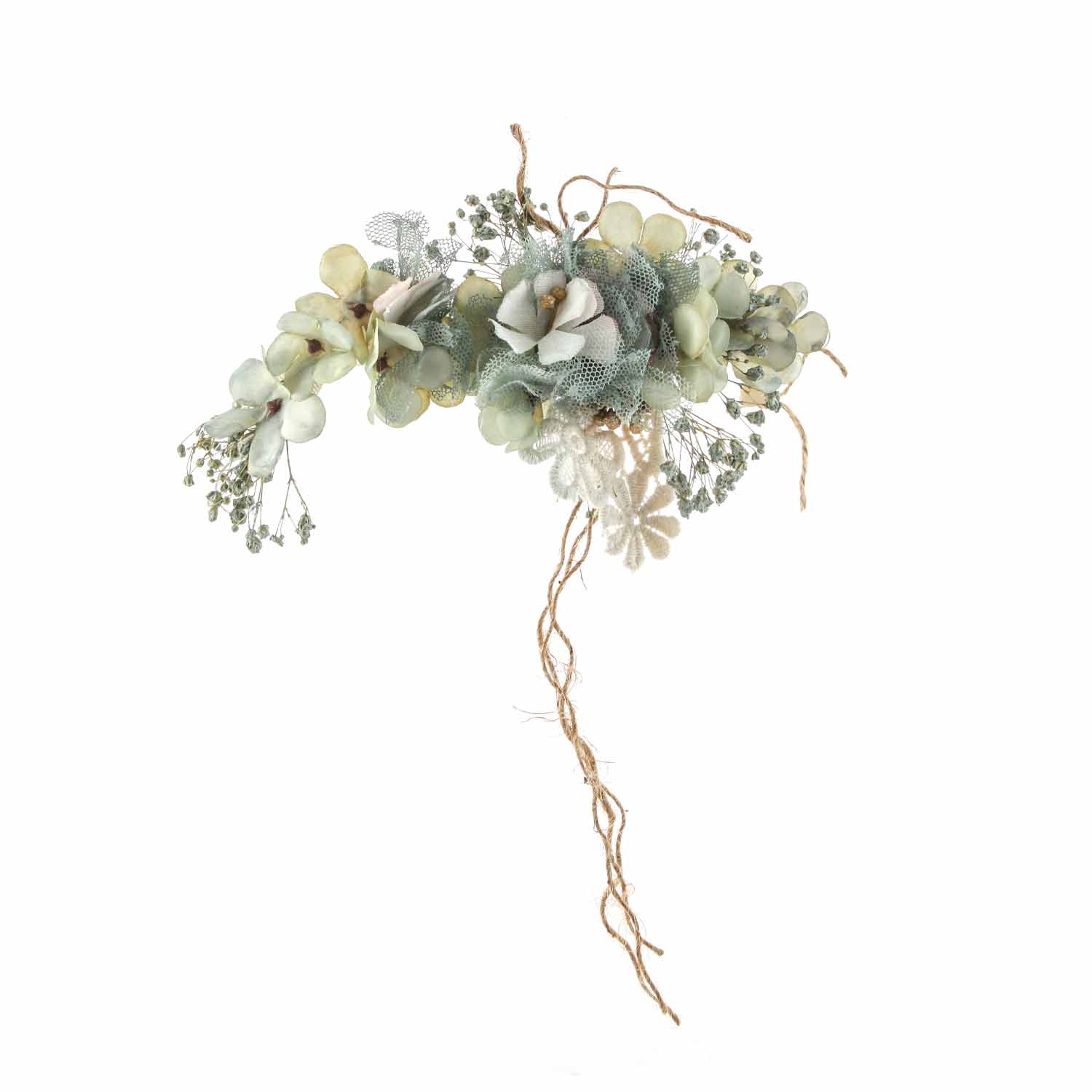 FERMAGLIO FLOREALE ACQUAMARINA BAMBINA E TEEN - annameglio.com abbigliamento moda