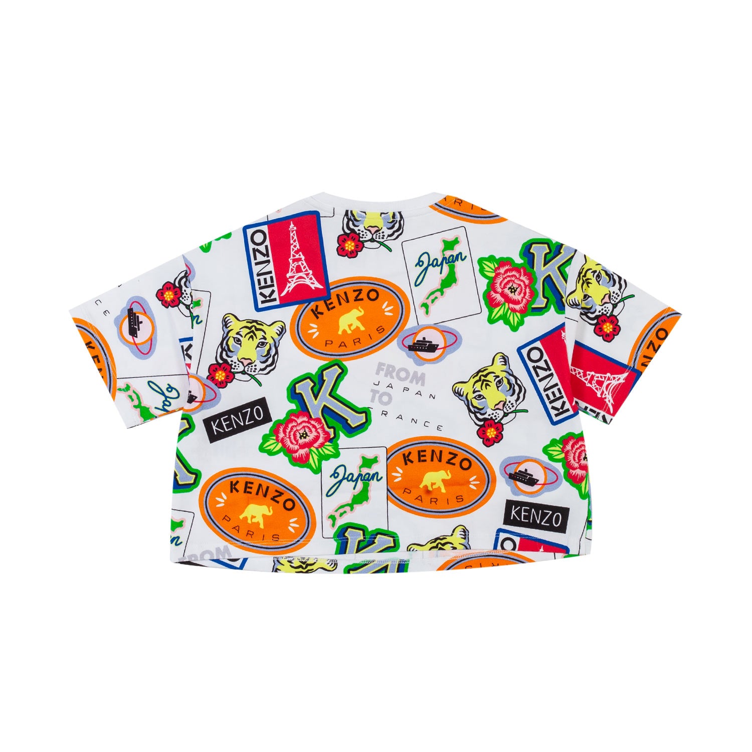 T-shirt cropped stampa JOURNEY - annameglio.com abbigliamento moda