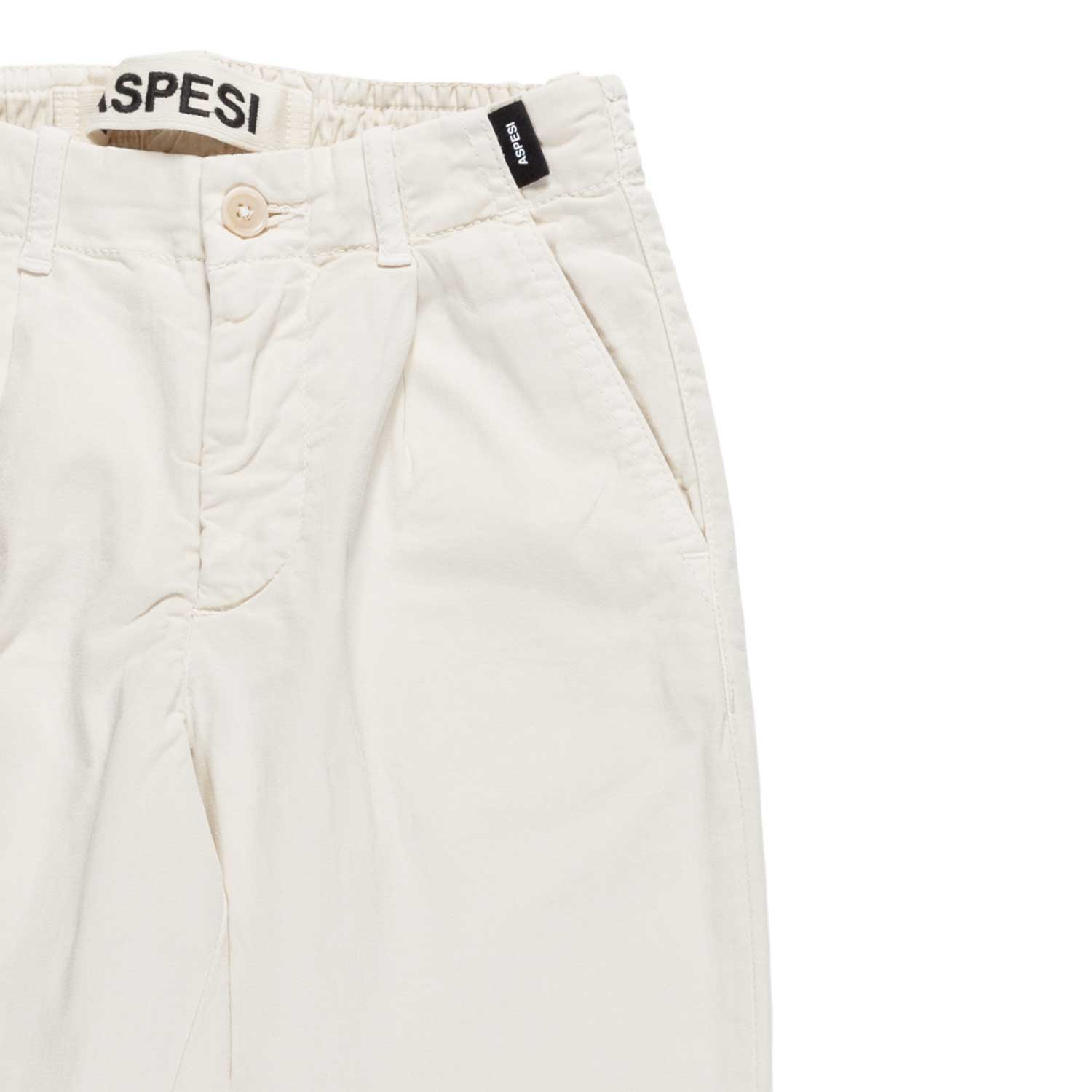 PANTALONE UNISEX BIANCO NATURALE WIDE TAPERED - annameglio.com abbigliamento moda