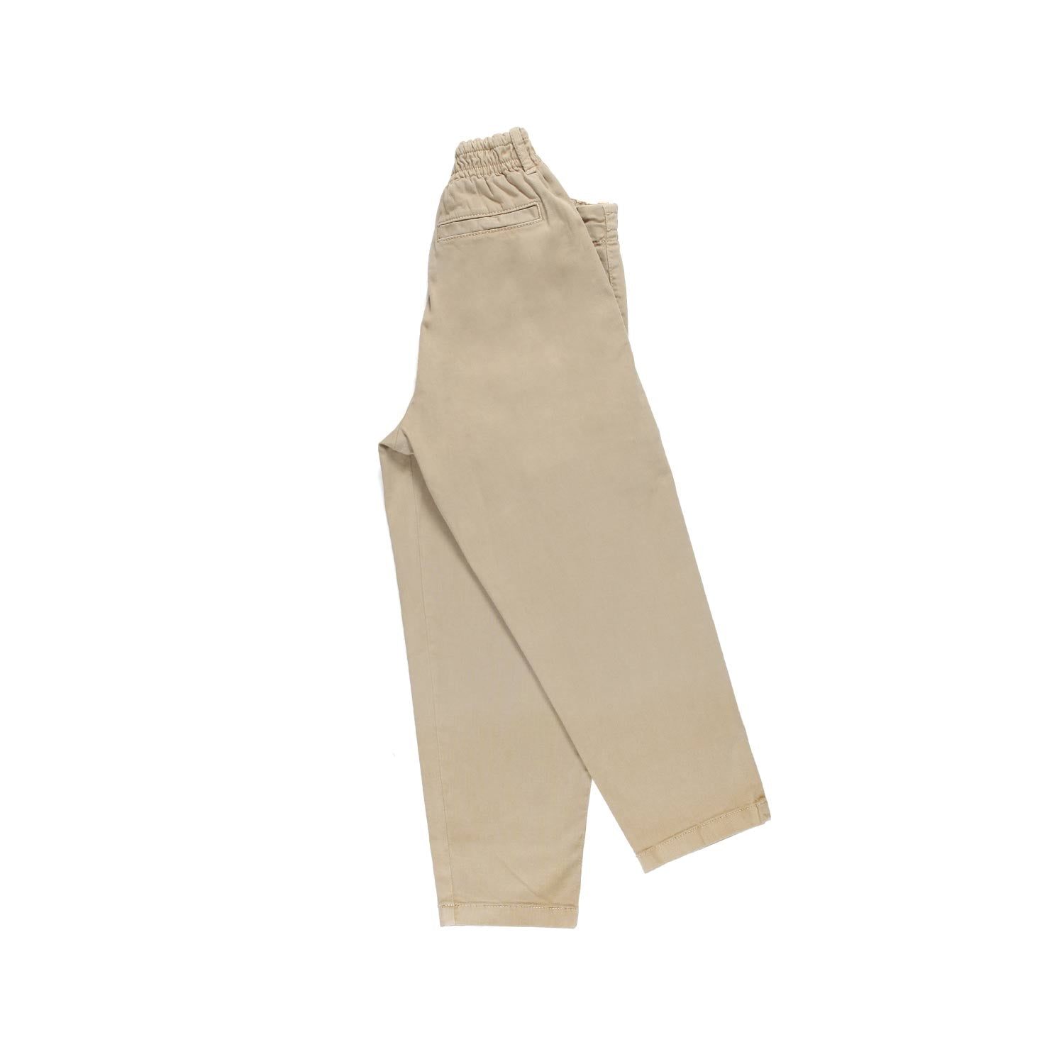 PANTALONE BEIGE WIDE TAPERED BAMBINO E RAGAZZO - annameglio.com abbigliamento moda