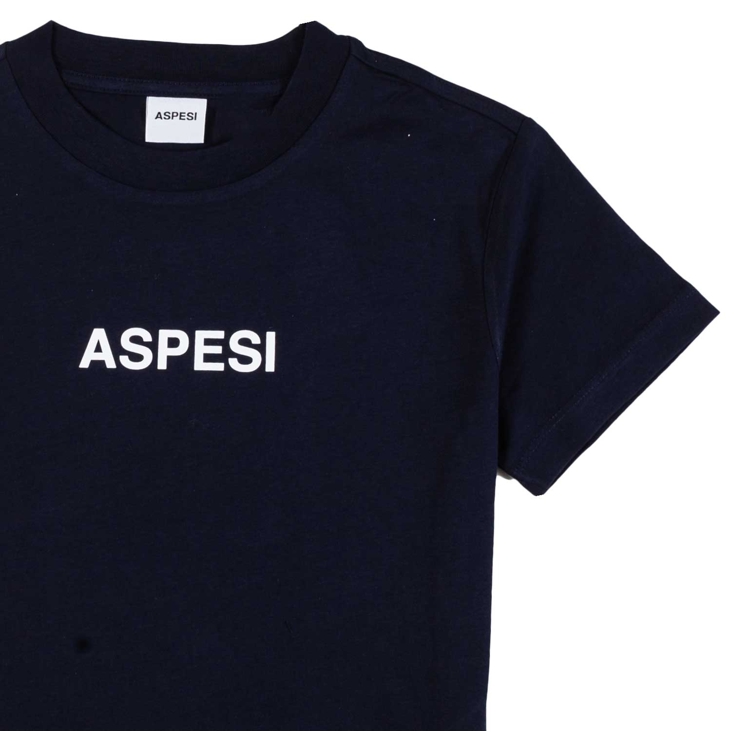 T-SHIRT NERA CON LETTERING LOGO BIANCO - annameglio.com abbigliamento moda