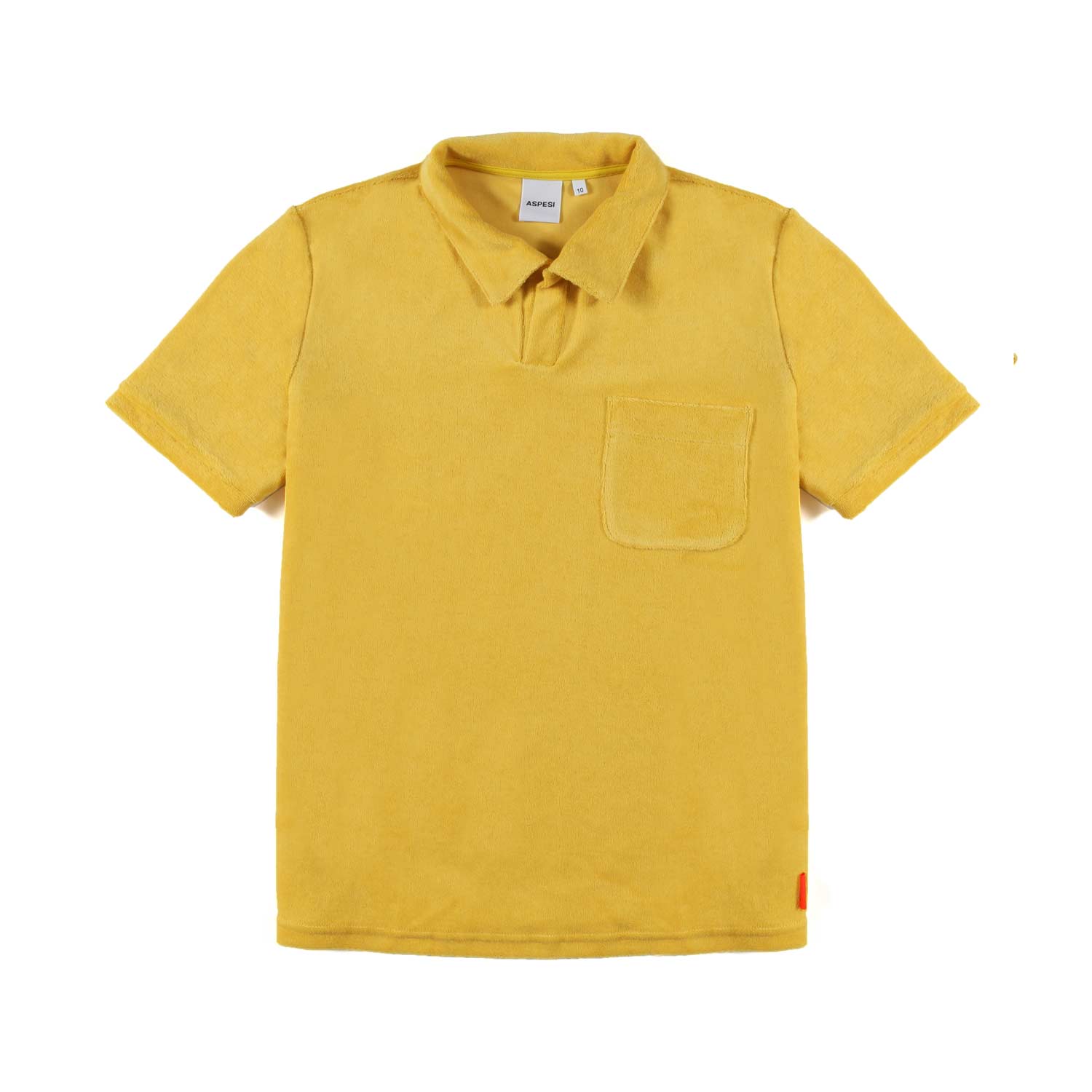 POLO GIALLA IN SPUGNA BAMBINO E RAGAZZO - annameglio.com abbigliamento moda